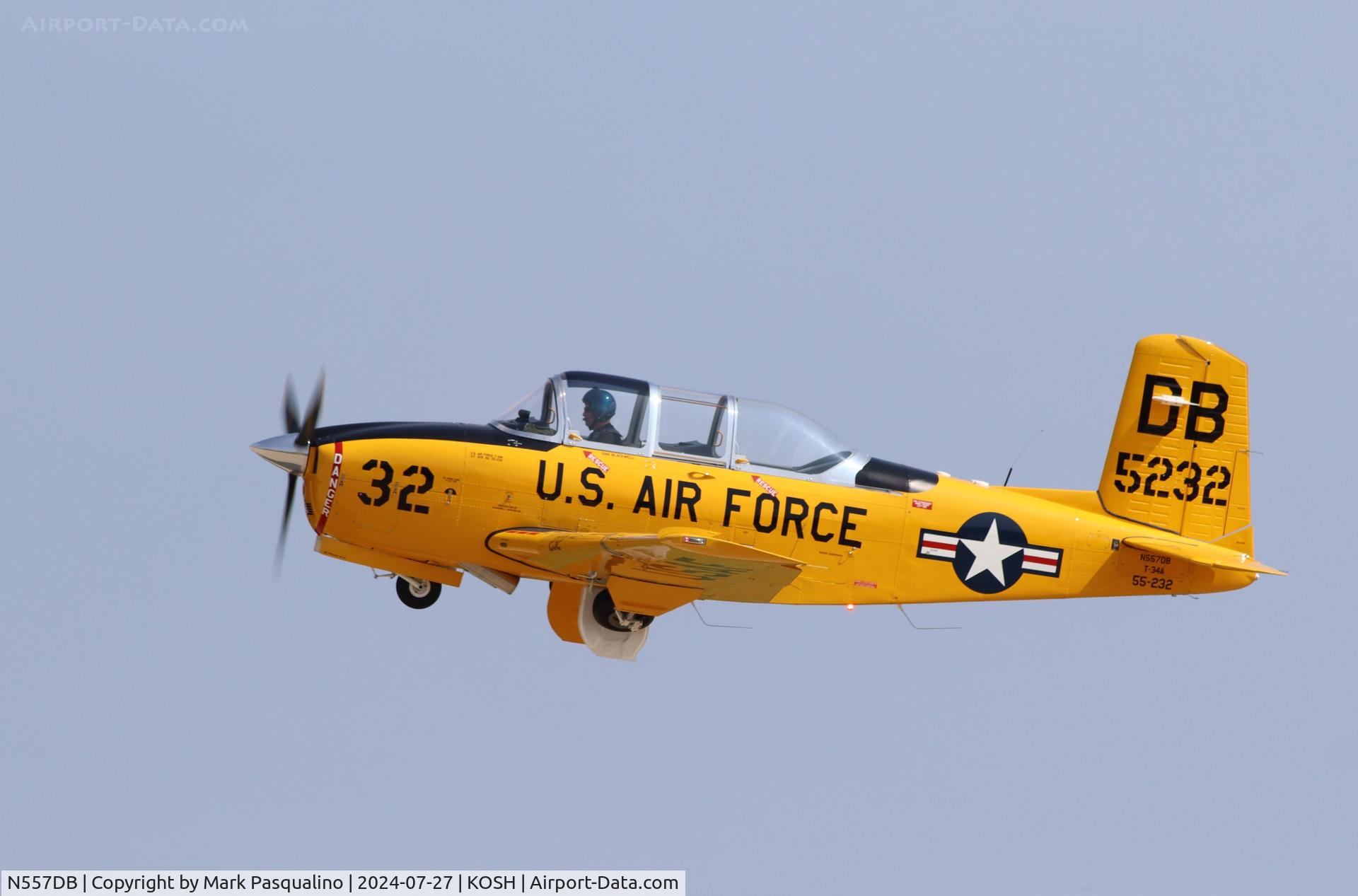 N557DB, 1955 Beech T-34A Mentor Mentor C/N G-789, Beech T-34A