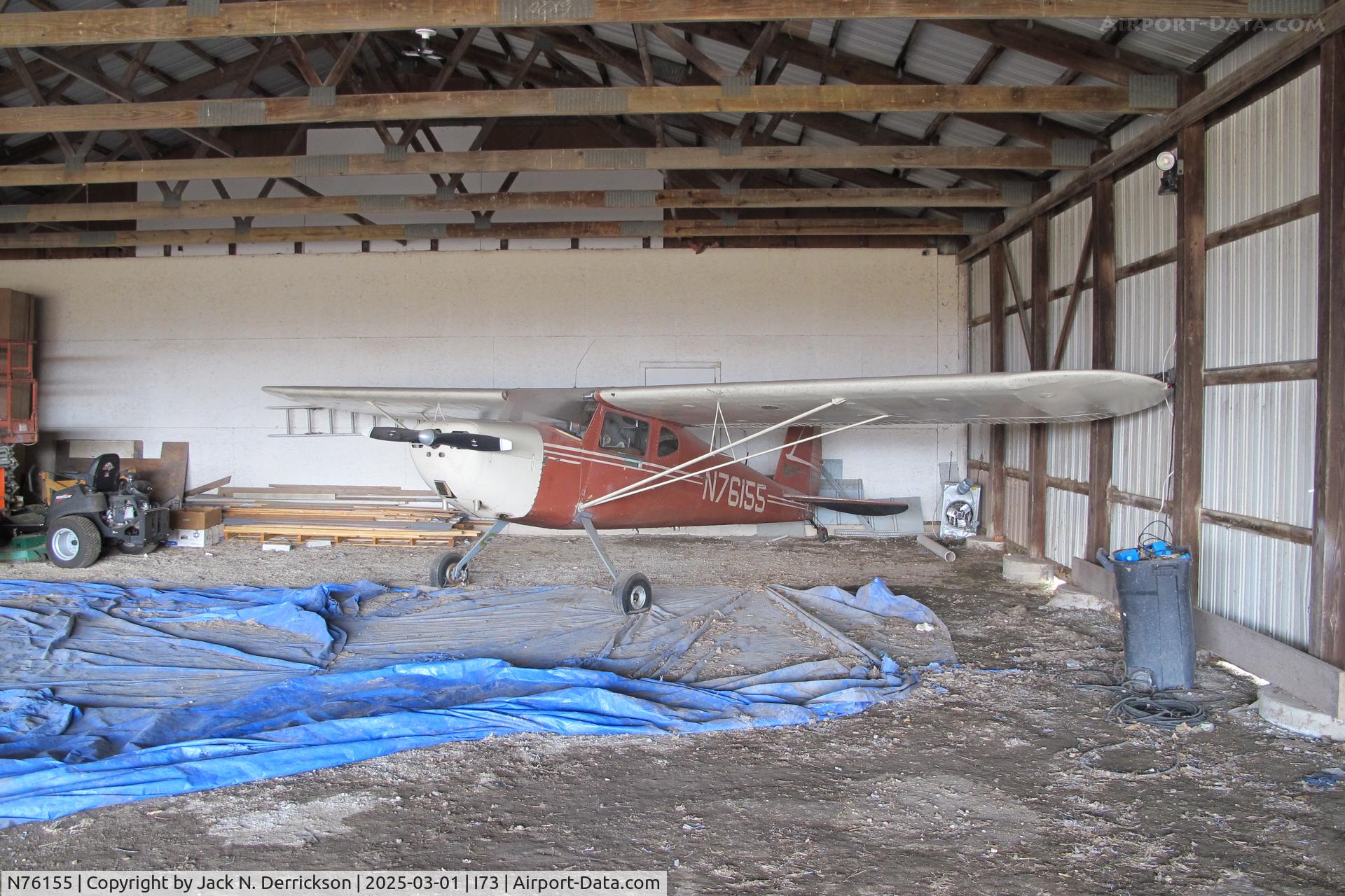 N76155, 1946 Cessna 140 C/N 10552, 140 at Moraine