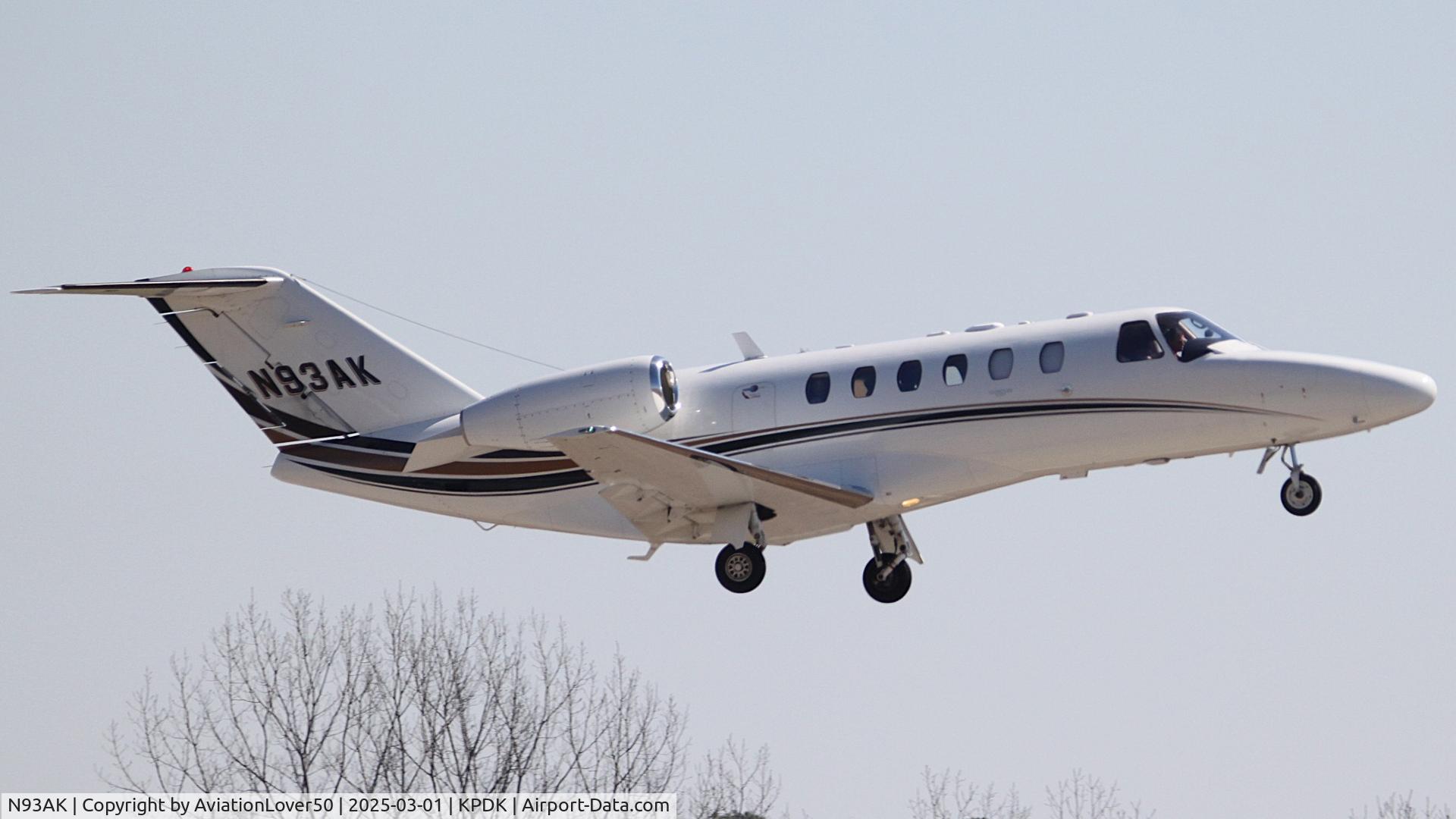 N93AK, 2007 Cessna 525A CitationJet CJ2+ C/N 525A0368, CJ2+