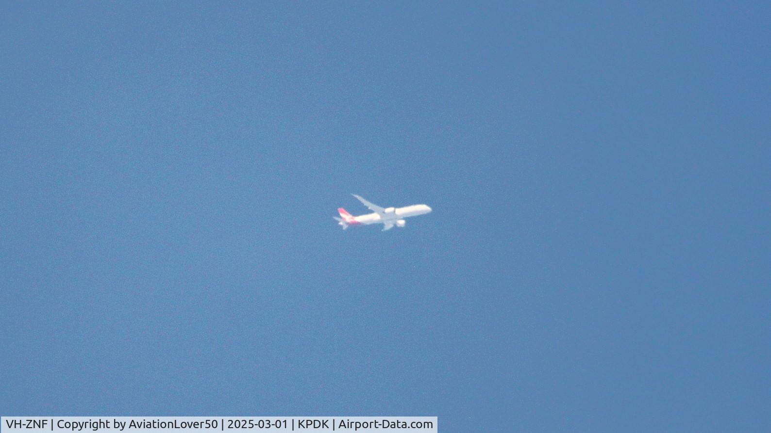 VH-ZNF, 2018 Boeing 787-9 Dreamliner C/N 36239, Qantas 789