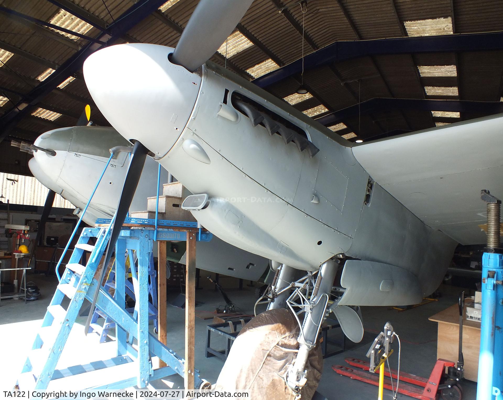 TA122, 1945 De Havilland DH-98 Mosquito FB.VI C/N Not found TA122, De Havilland D.H.98 Mosquito FB VI at the De Havilland Aircraft Museum, London Colney