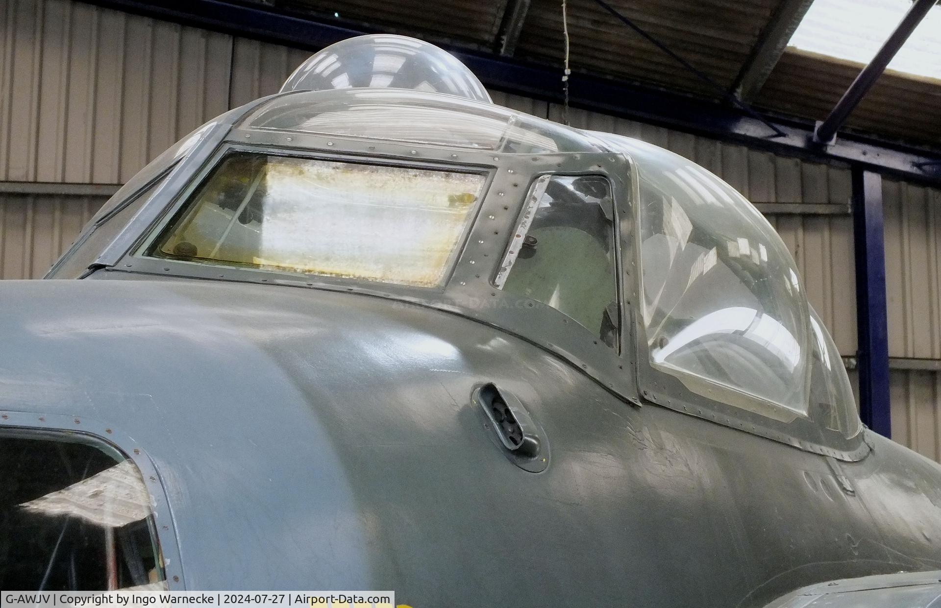 G-AWJV, De Havilland DH-98 Mosquito TT.35 C/N Not found G-AWJV, De Havilland D.H.98 Mosquito B35 at the De Havilland Aircraft Museum, London Colney