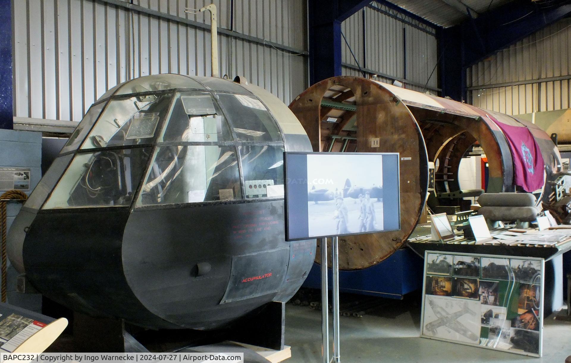 BAPC232, Airspeed AS.58 Horsa I/II C/N BAPC.232, Airspeed AS.58 Horsa I/II (nose + part of fuselage) at the De Havilland Aircraft Museum, London Colney
