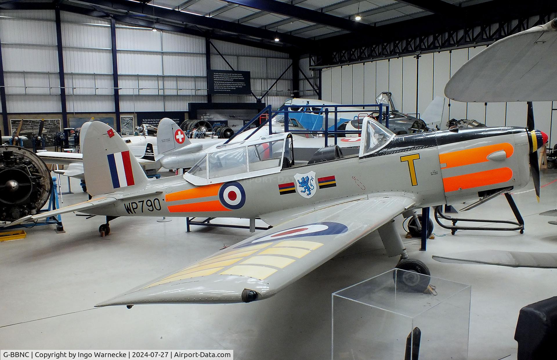 G-BBNC, 1951 De Havilland DHC-1 Chipmunk T.10 C/N C1/0682, De Havilland Canada DHC-1 Chipmunk T10 at the De Havilland Aircraft Museum, London Colney