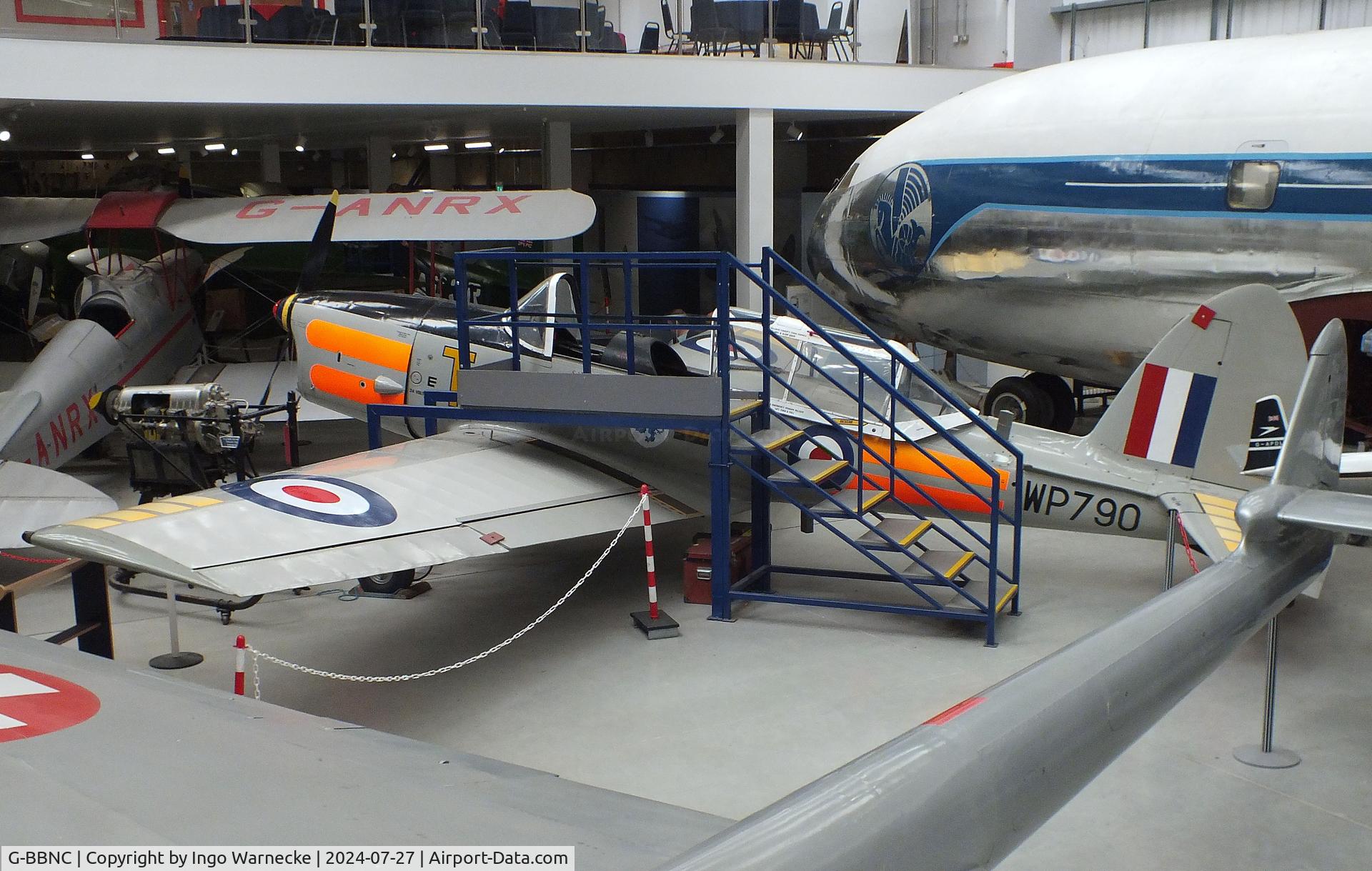 G-BBNC, 1951 De Havilland DHC-1 Chipmunk T.10 C/N C1/0682, De Havilland Canada DHC-1 Chipmunk T10 at the De Havilland Aircraft Museum, London Colney
