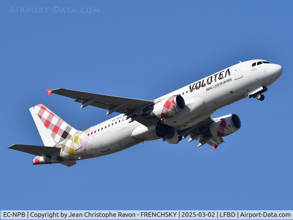 EC-NPB, 2009 Airbus A320-214 C/N 3949, Bordeaux (BOD)	Rome (FCO)	V72702