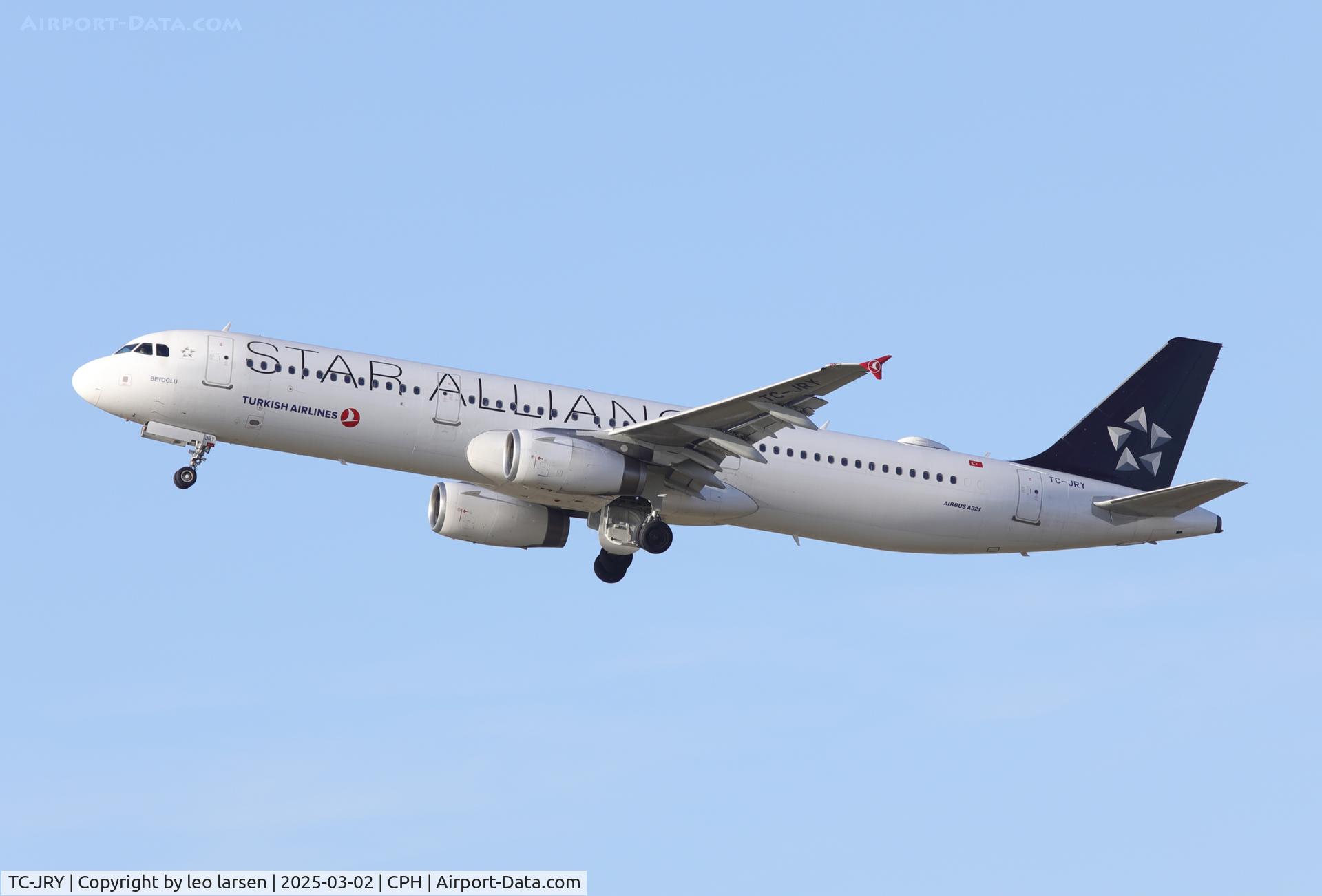 TC-JRY, 2012 Airbus A321-231 C/N 5083, Copenhagen 2.3.2025