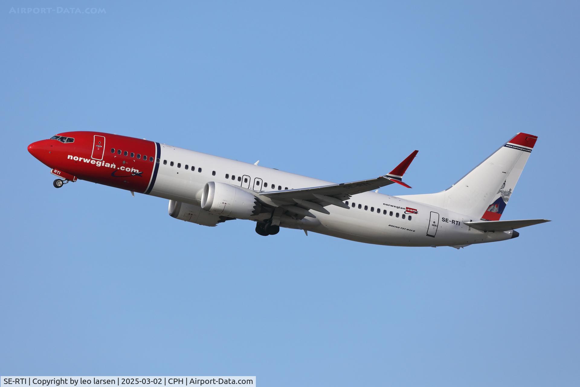 SE-RTI, 2023 Boeing 737-8 MAX C/N 62931, Copenhagen 2.3.2025