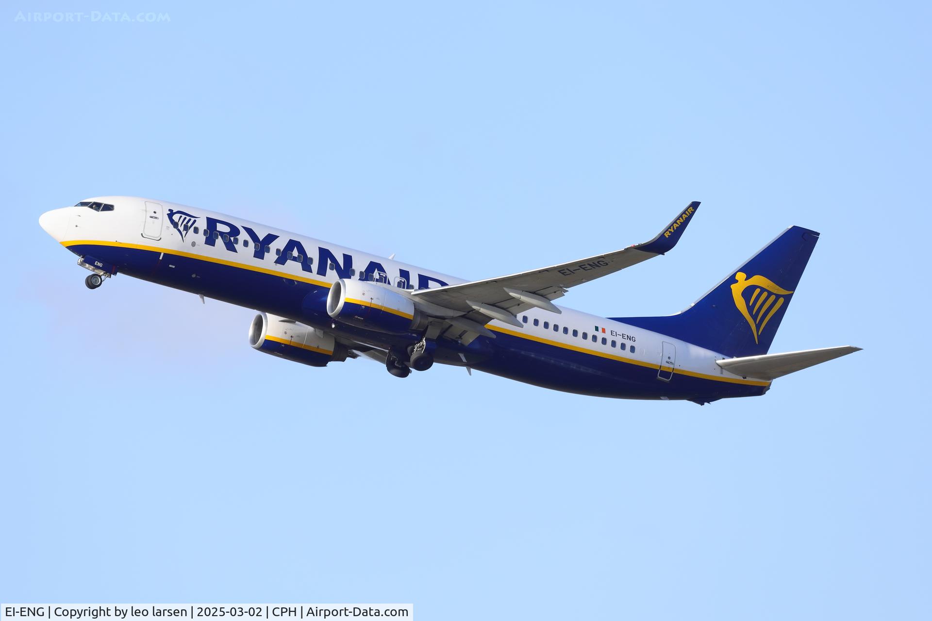 EI-ENG, 2010 Boeing 737-8AS C/N 34977, Copenhagen 2.3.2025