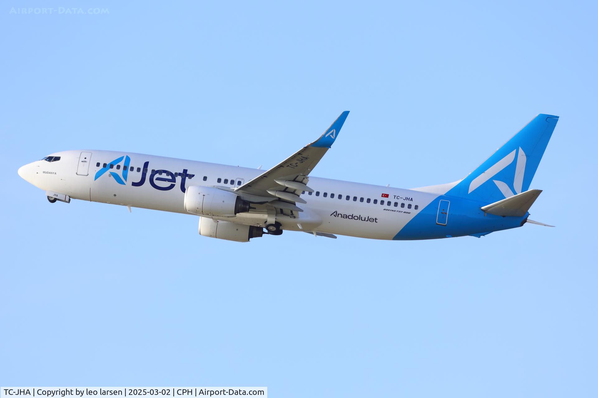 TC-JHA, 2008 Boeing 737-8F2 C/N 35740, Copenhagen 2.3.2025