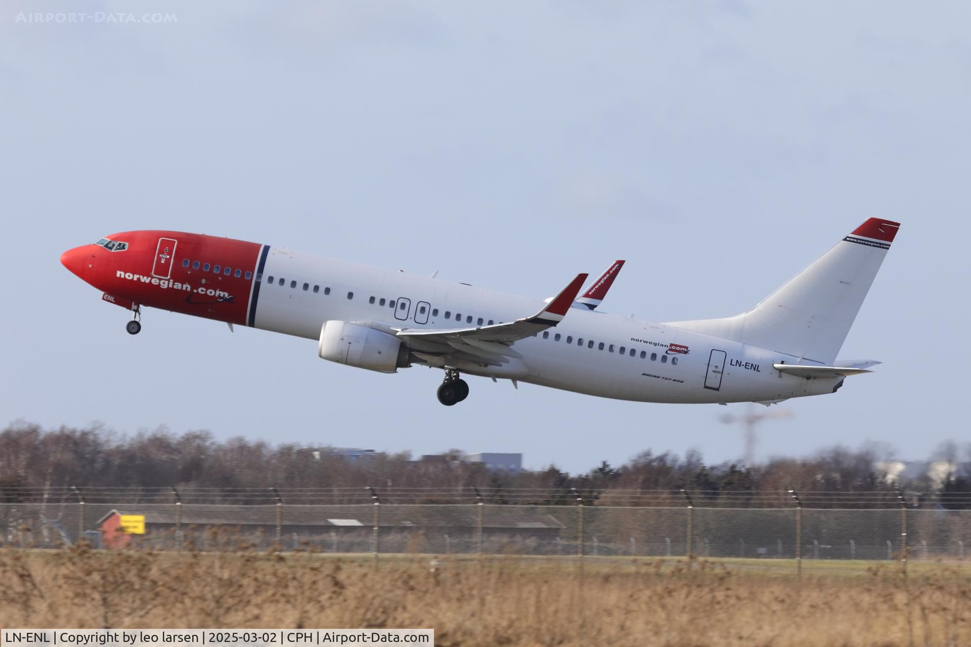 LN-ENL, 2016 Boeing 737-8JP C/N 41148, Copenhagen 2.3.2025