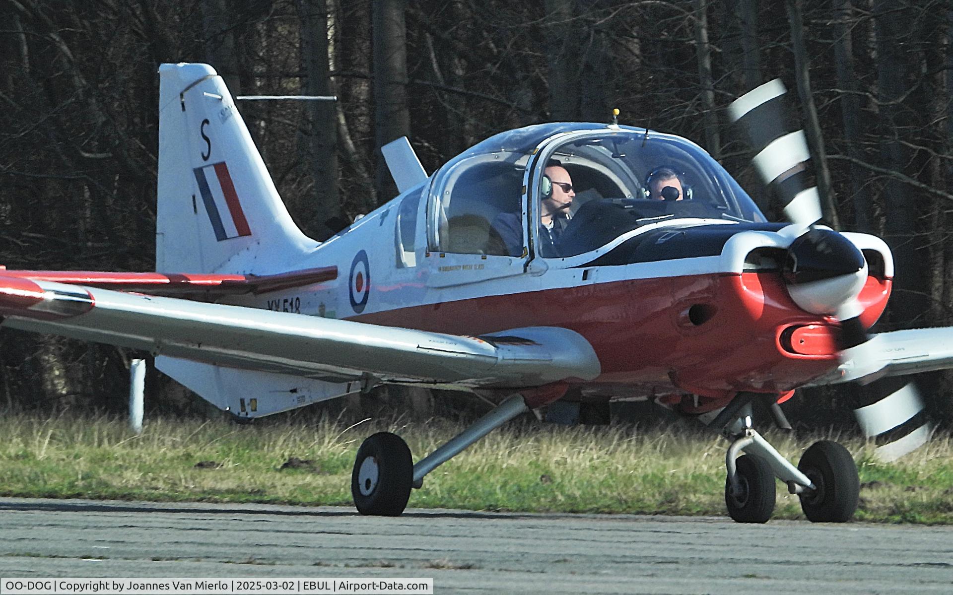 OO-DOG, 1973 Scottish Aviation Bulldog T.1 C/N BH120/204, Ursel