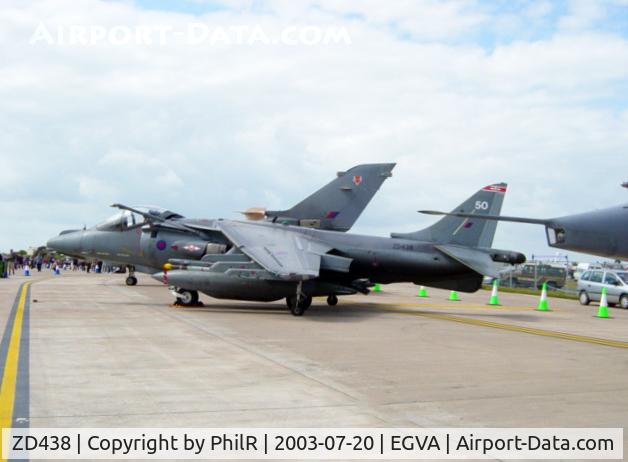 ZD438, British Aerospace Harrier GR.7 C/N P50, ZD438 1989 BAe Harrier GR9 RAF RIAT Fairford