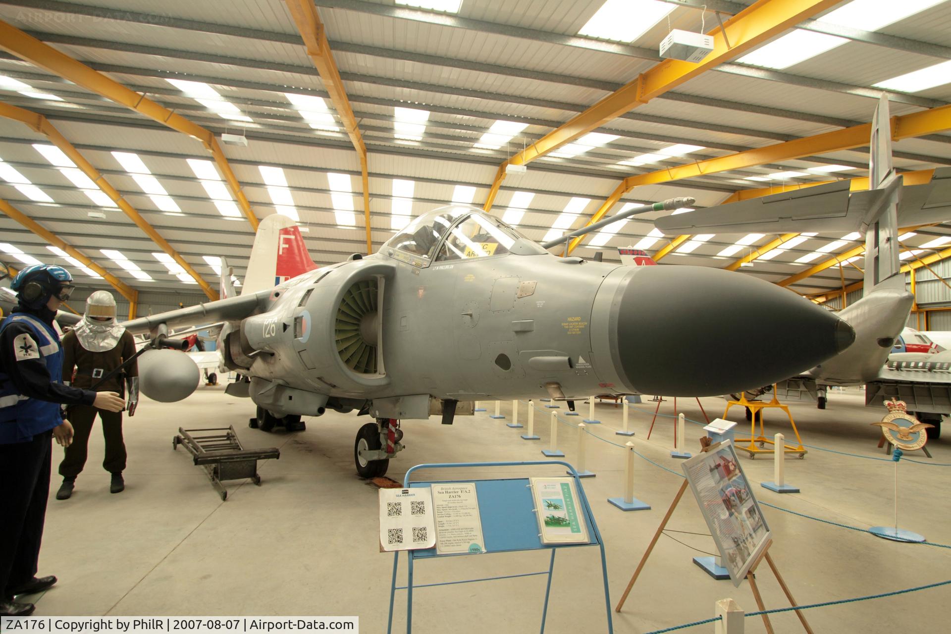 ZA176, 1981 British Aerospace Sea Harrier F/A.2 C/N 41H-912027/P6, ZA176 BAe Sea Harrier FRS1 - FA2 RN Newark Air Museum