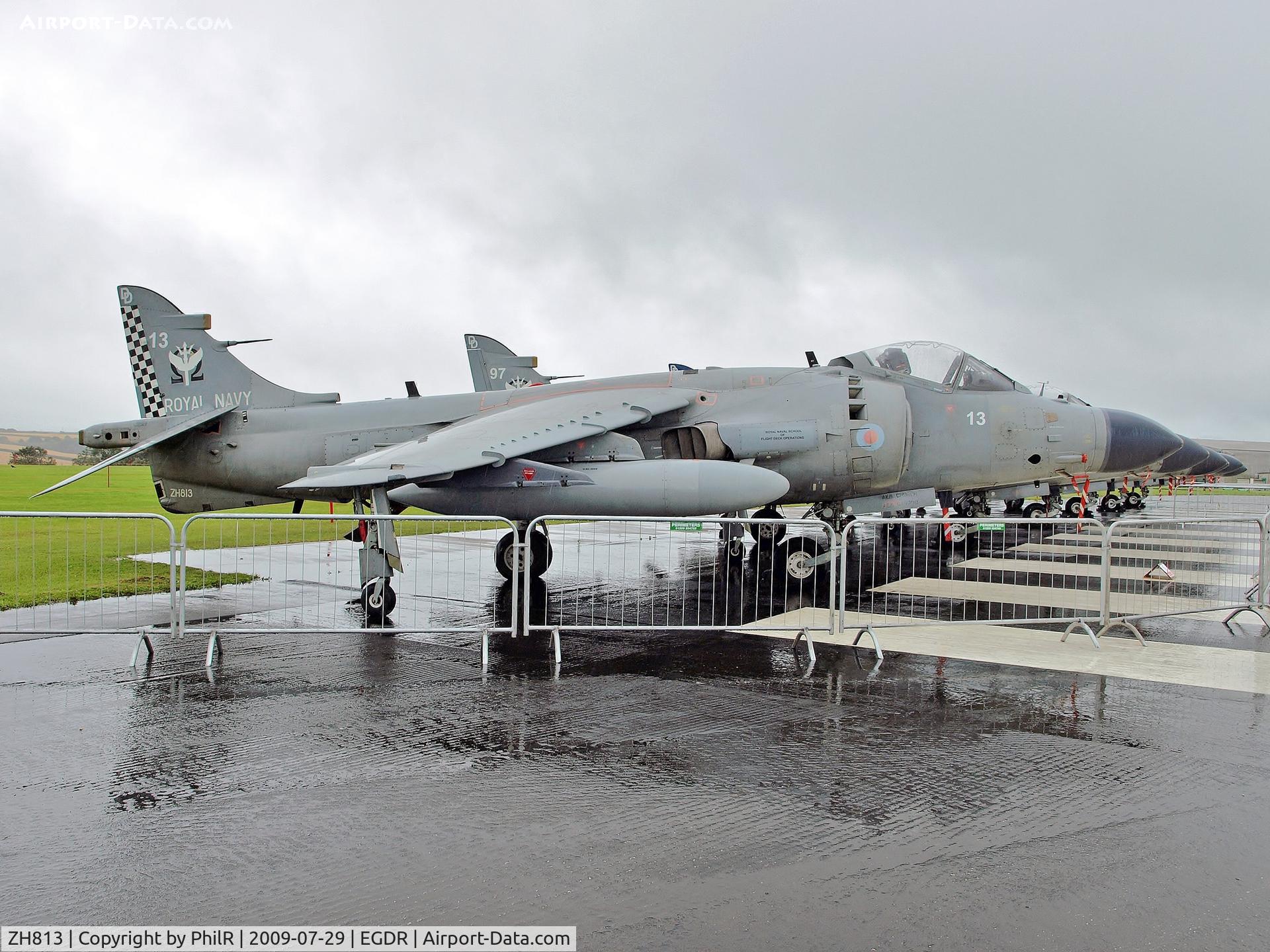 ZH813, 1998 British Aerospace Sea Harrier F/A.2 C/N NB18, ZH813 1999 BAe Sea Harrier F-A2 RN SFDO RNAS Culdrose