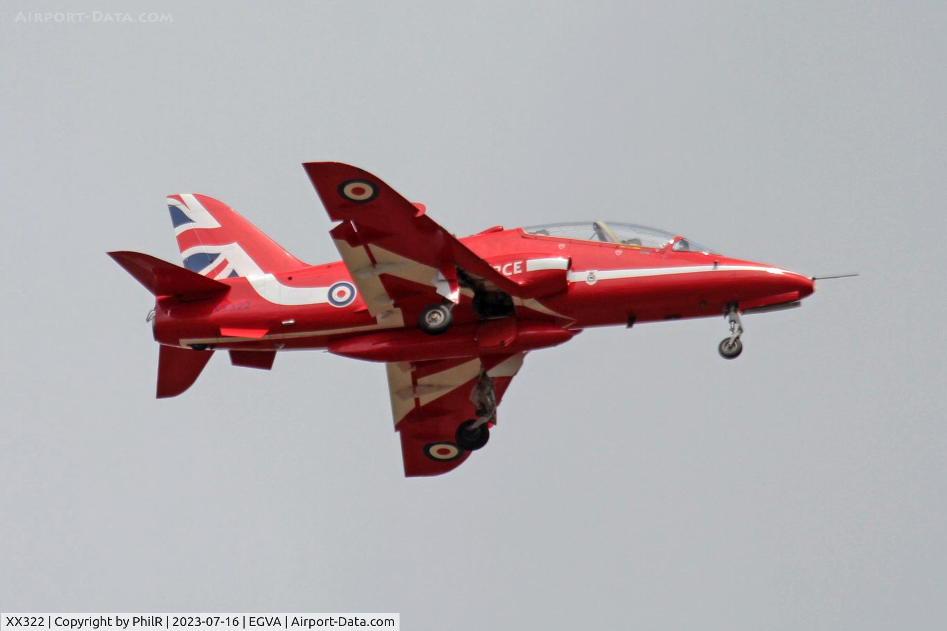 XX322, 1980 Hawker Siddeley Hawk T.1A C/N 165/312147, XX322 1980 BAe Hawk T1A RIAT RAF Fairford