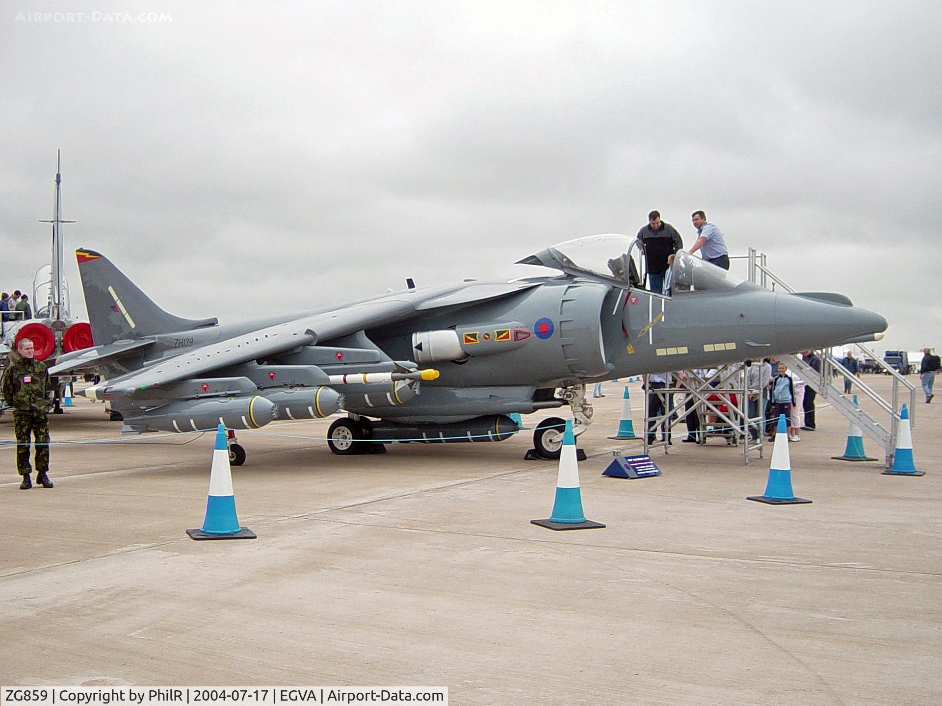 ZG859, British Aerospace Harrier GR.7 C/N P91, ZG859 1991 BAe Harrier GR.7 RAF RIAT