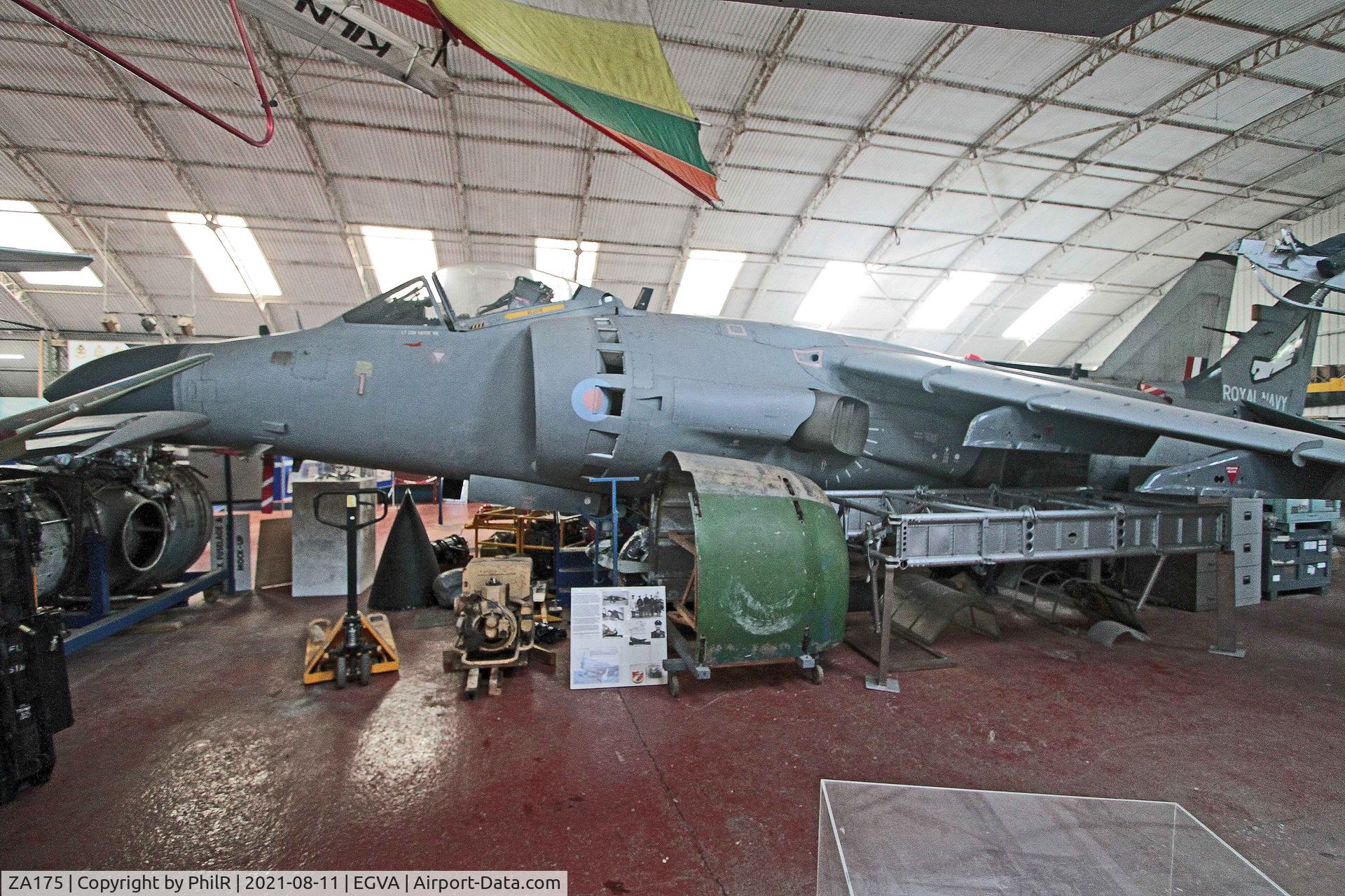 ZA175, 1981 British Aerospace Sea Harrier F/A.2 C/N 41H-912026/P23, ZA175 1981 BAe Sea Harrier FA2 RN Norfolk & Suffolk Aviation Museum Flixton 