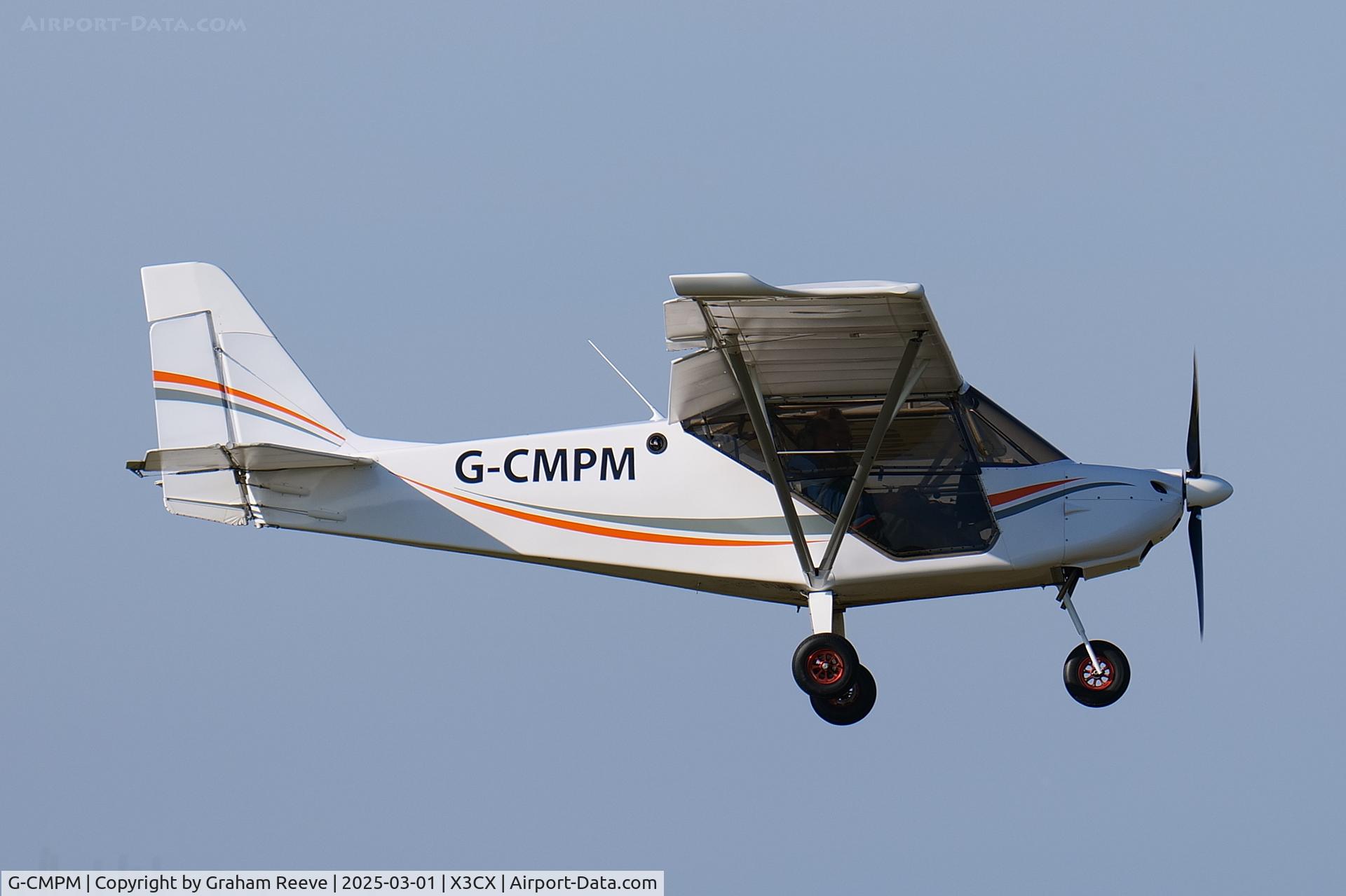 G-CMPM, 2023 Flylight Airsports Ltd Skyranger Nynja C/N 365-20, Landing at Northrepps.