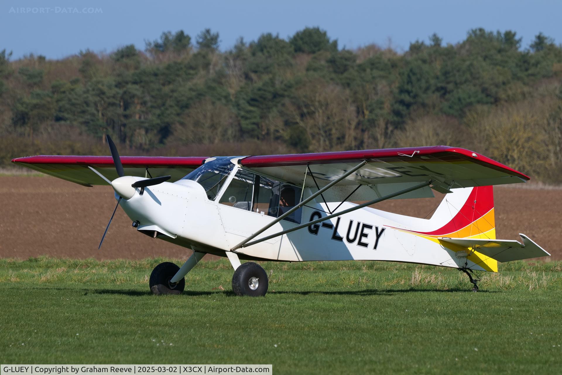 G-LUEY, 2010 Rans S-7S Courier C/N LAA 218-14772, Parked at Northrepps.