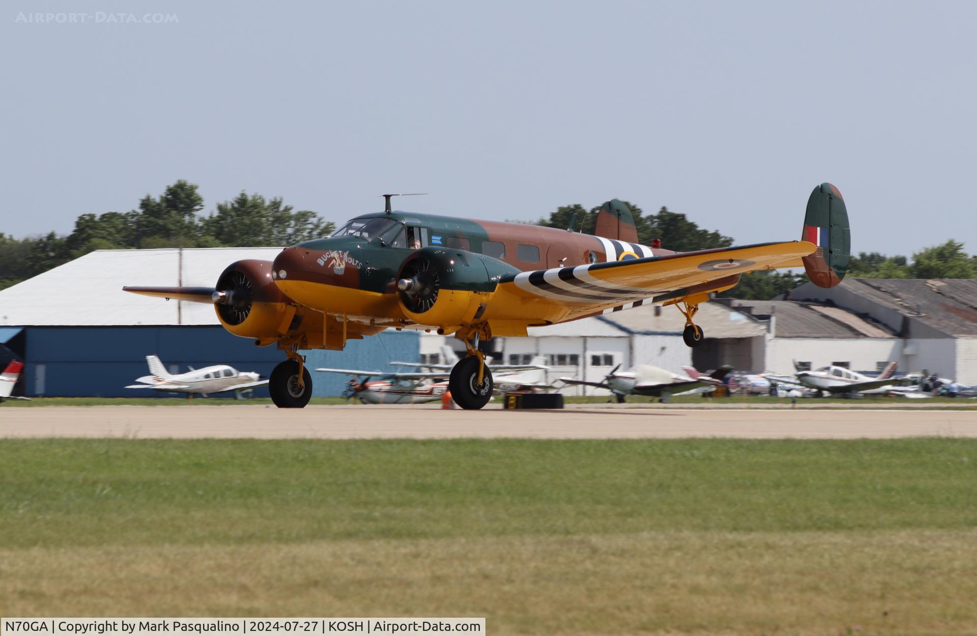 N70GA, 1946 Beech D18S C/N A-177, Beech D18S