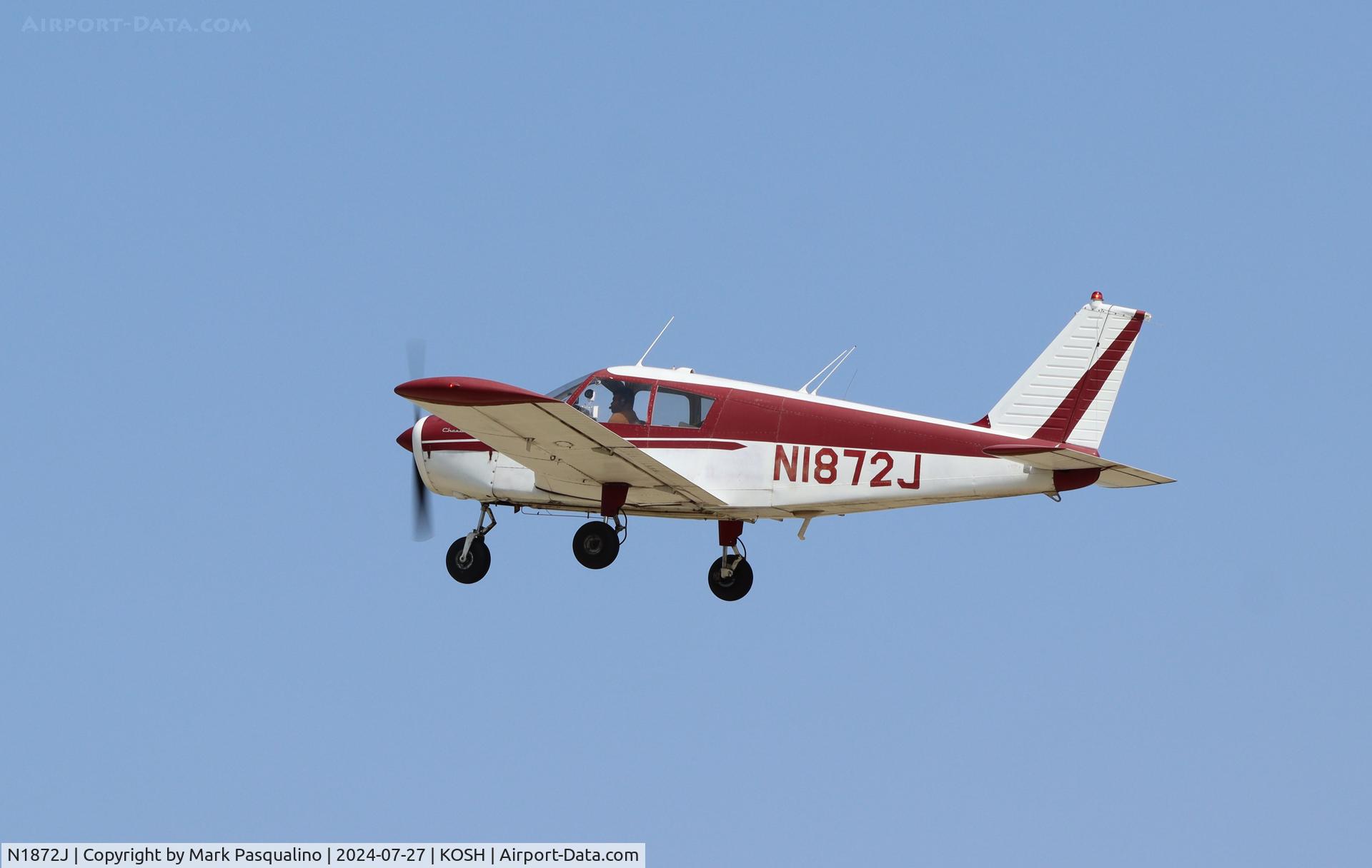 N1872J, 1968 Piper PA-28-140 C/N 28-24314, Piper PA-28-140