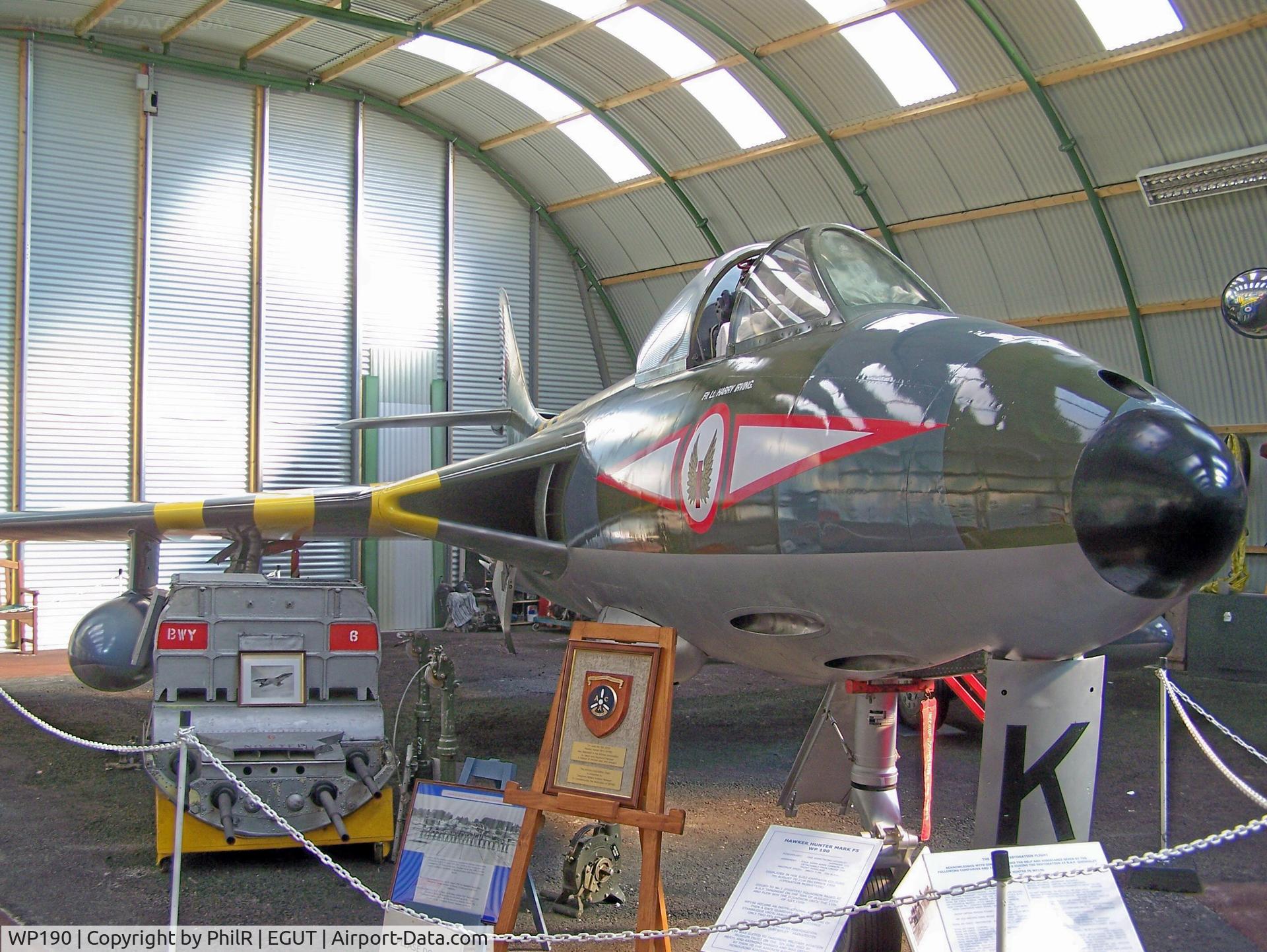 WP190, 1955 Hawker Hunter F.5 C/N S4/U/3041, WP190 1955 Hawker Hunter F5 RAF Tangmere Military Aviation Museum