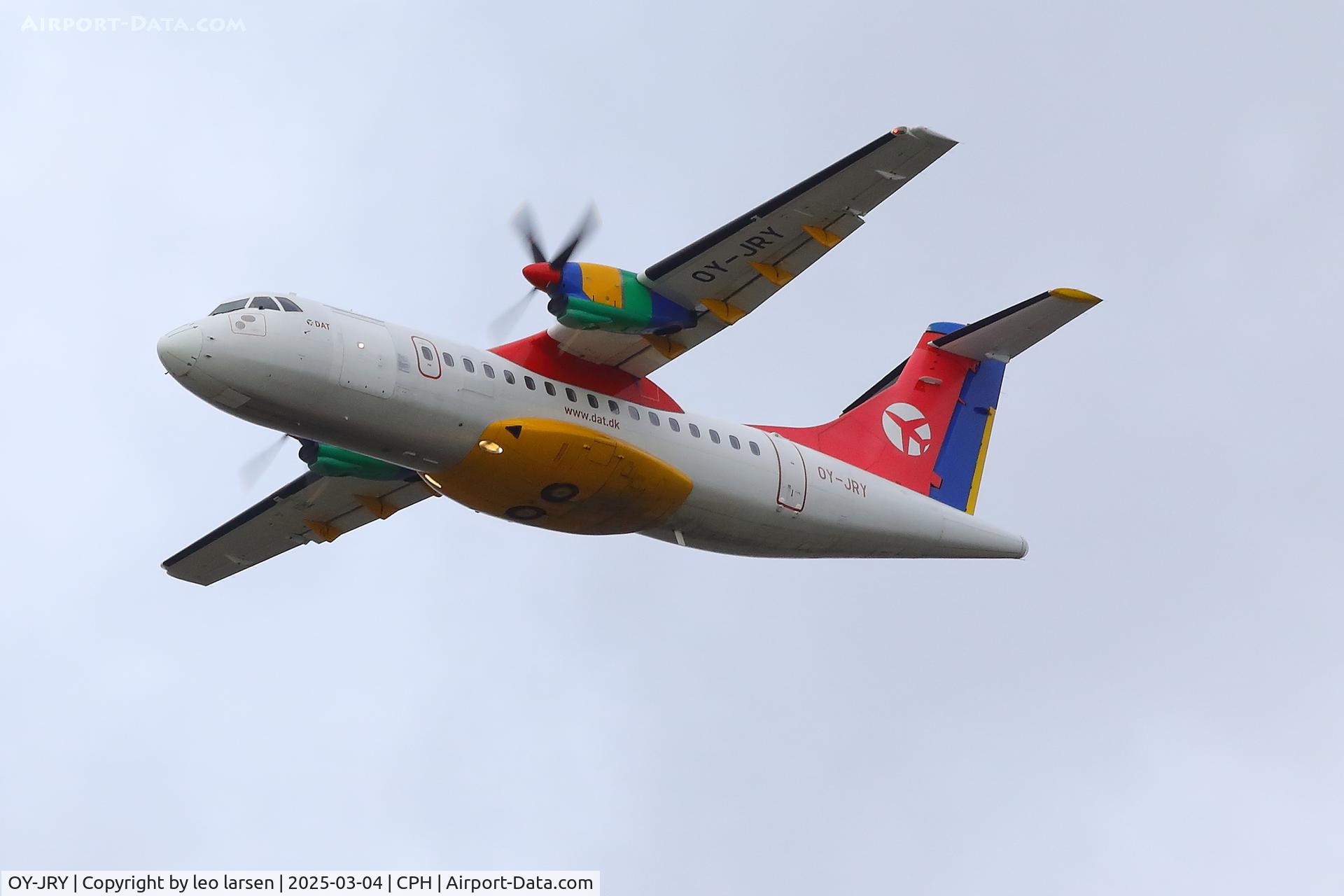 OY-JRY, 1987 ATR 42-320 C/N 063, Copenhagen 4.3.2025