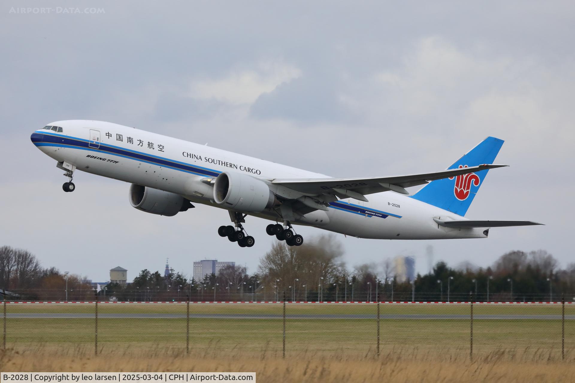 B-2028, 2015 Boeing 777-F1B C/N 41637, Copenhagen 4.3.2025
