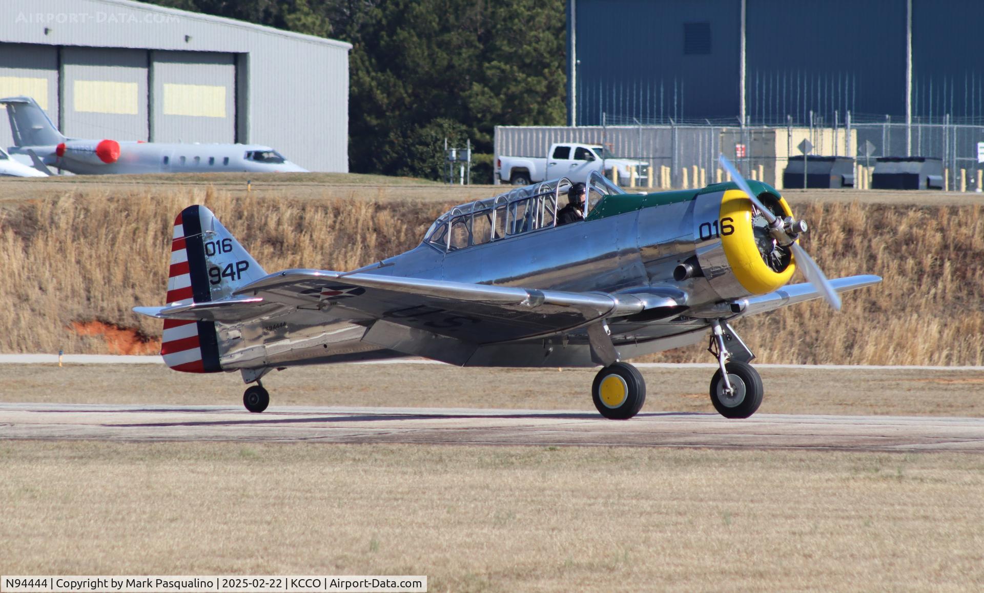 N94444, 1940 North American/victoria Mnt Lt AT-6A C/N 77-3962, North American AT-6A