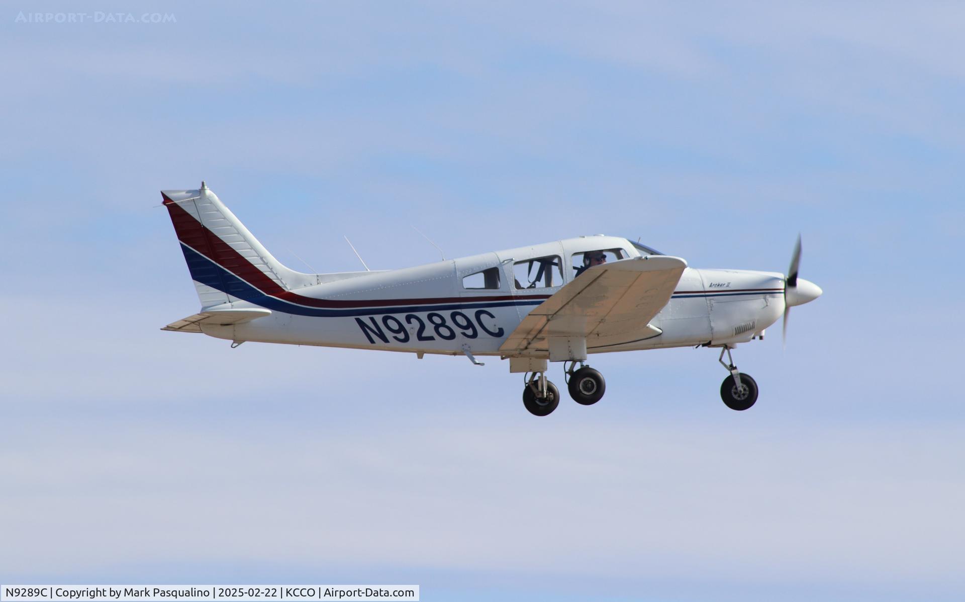 N9289C, 1978 Piper PA-28-181 Archer II C/N 28-7890397, Piper PA-28-181