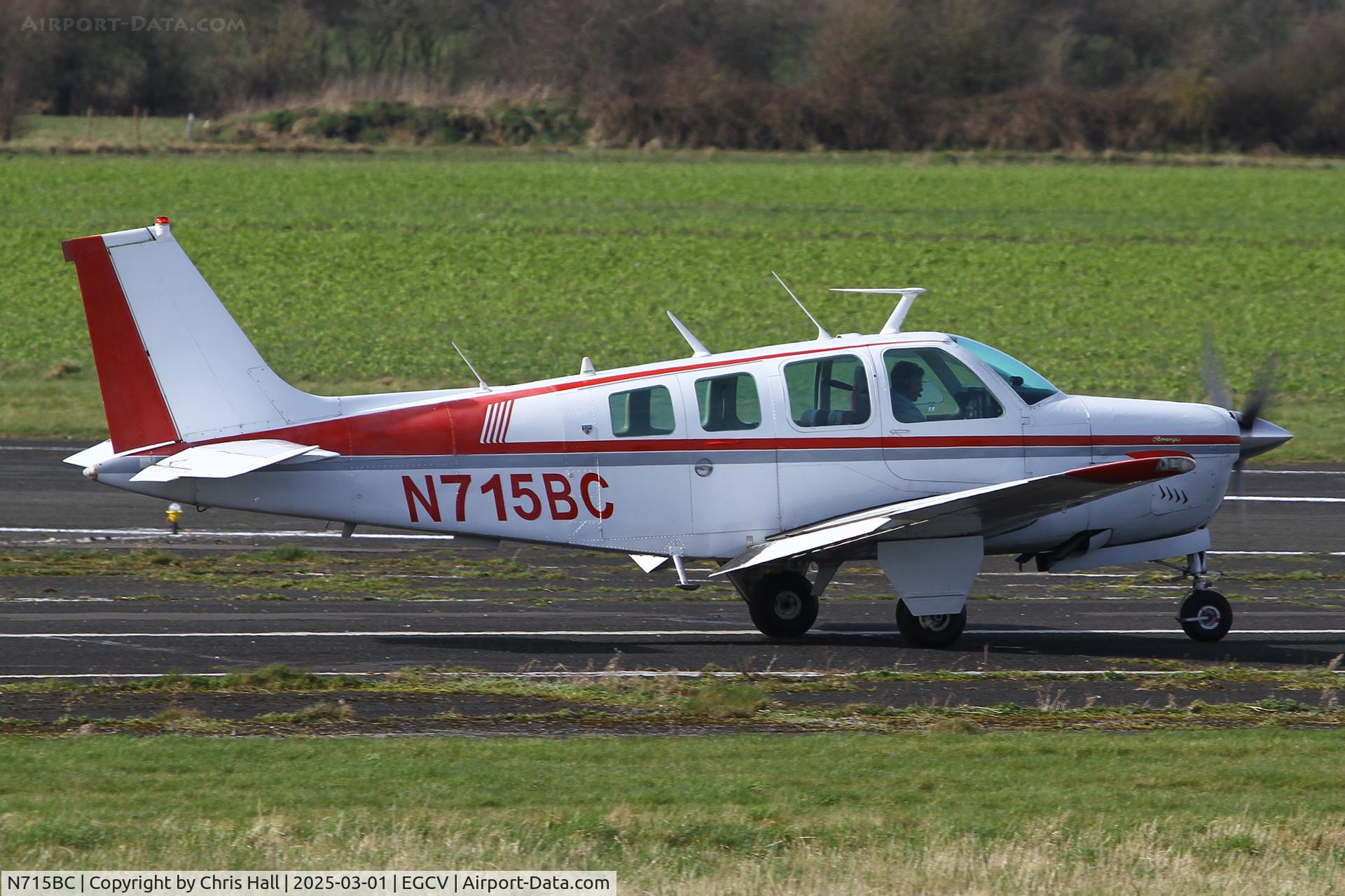 N715BC, 1975 Beech A36 Bonanza 36 C/N E782, Sleap 01/03/25