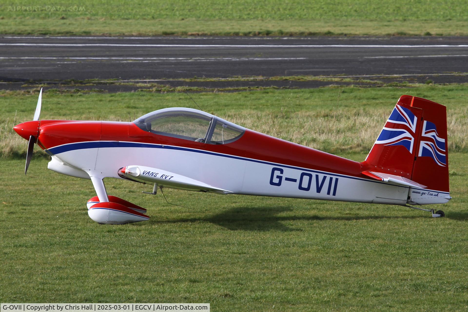 G-OVII, 2007 Vans RV-7 C/N PFA 323-14100, Sleap 01/03/25
