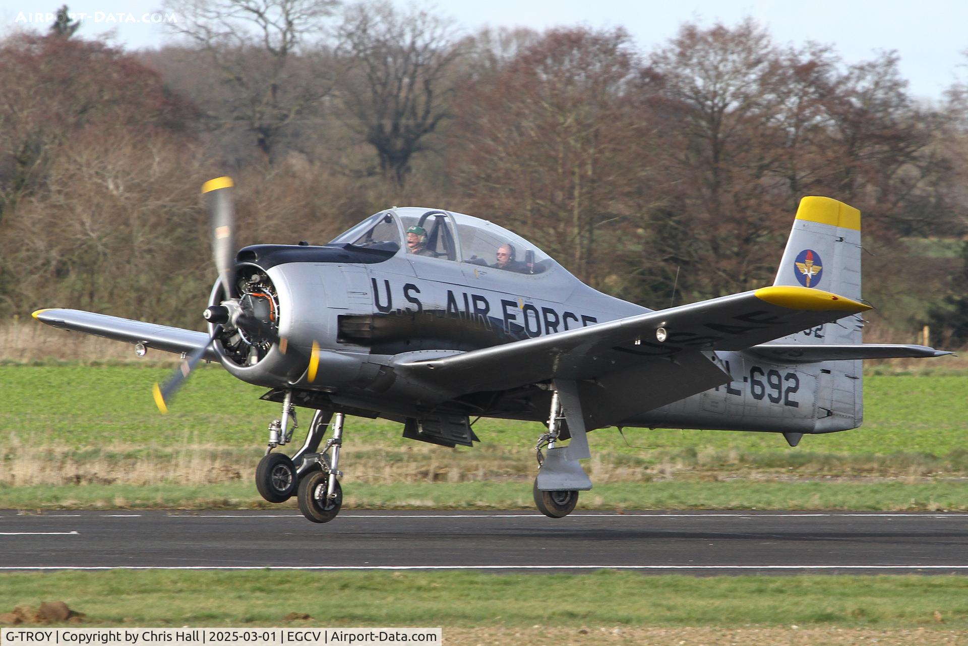 G-TROY, 1951 North American T-28A Trojan C/N 174-545, Sleap 01/03/25