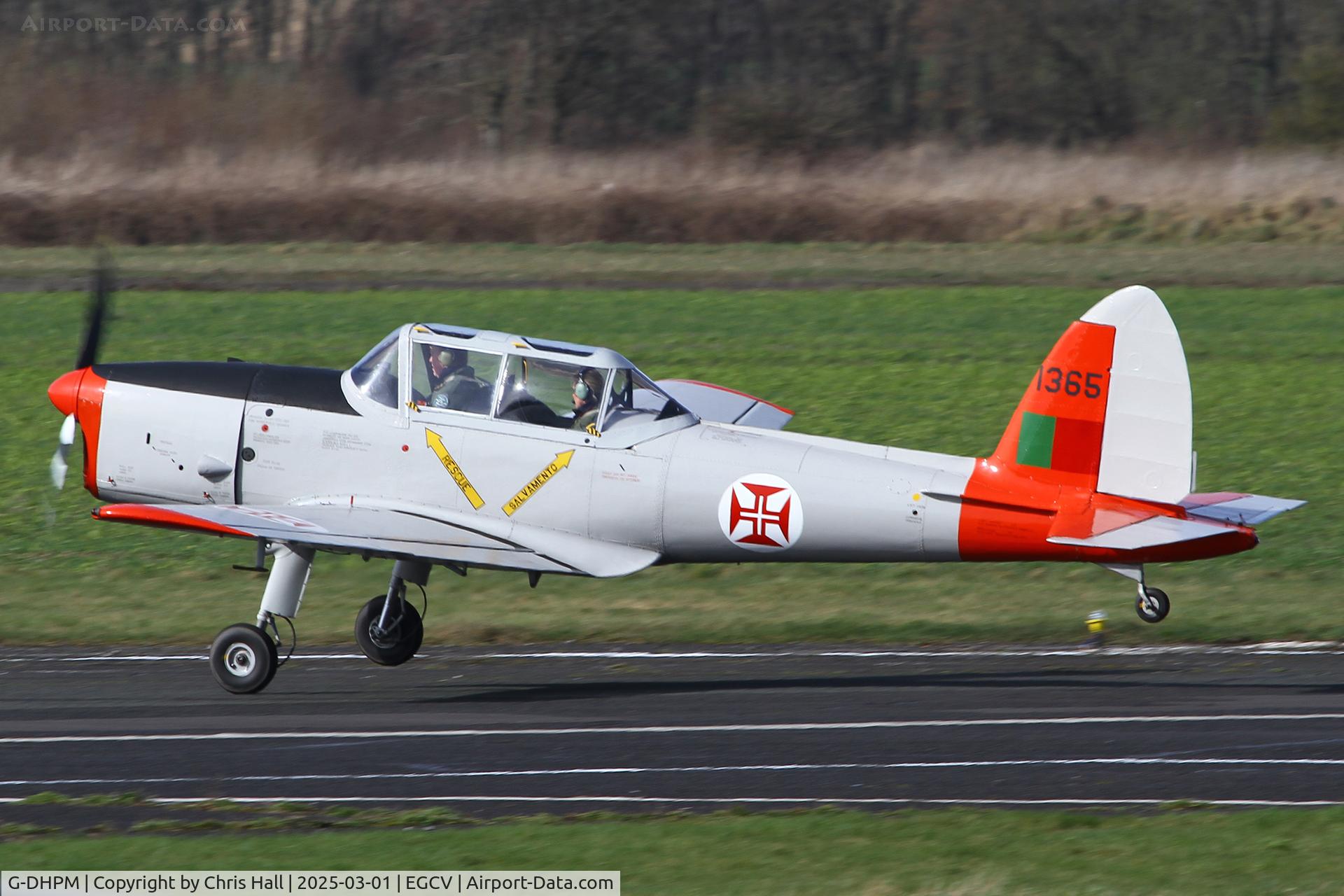 G-DHPM, 1959 OGMA DHC-1 Chipmunk T.20 C/N OGMA-55, Sleap 01/03/25