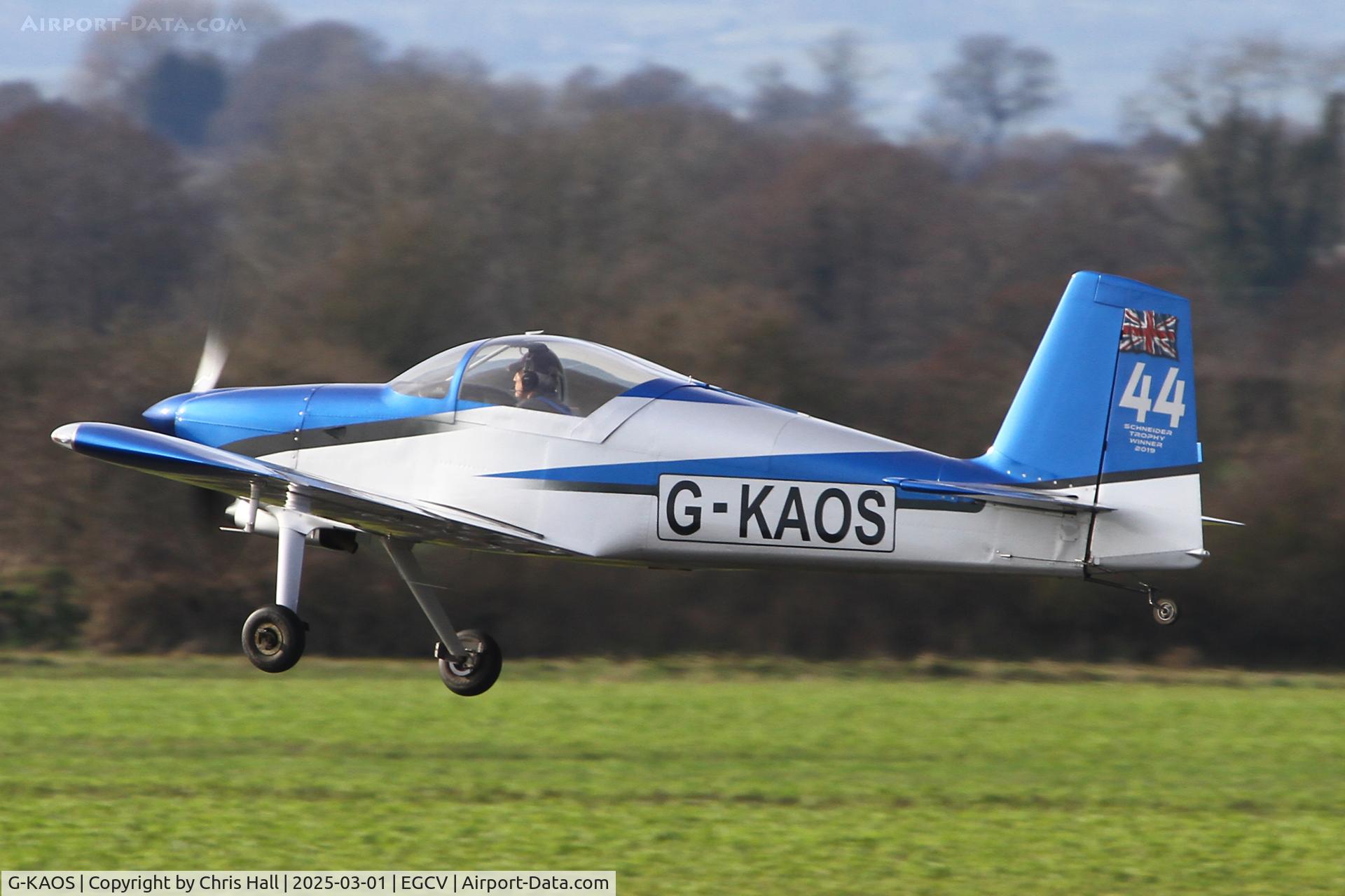 G-KAOS, 2003 Vans RV-7 C/N PFA 323-13956, Sleap 01/03/25