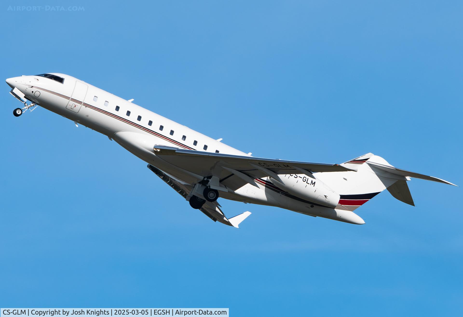 CS-GLM, 2024 Bombardier BD 700-1A10 Global 6000 C/N 60146, Departing To Farnborough