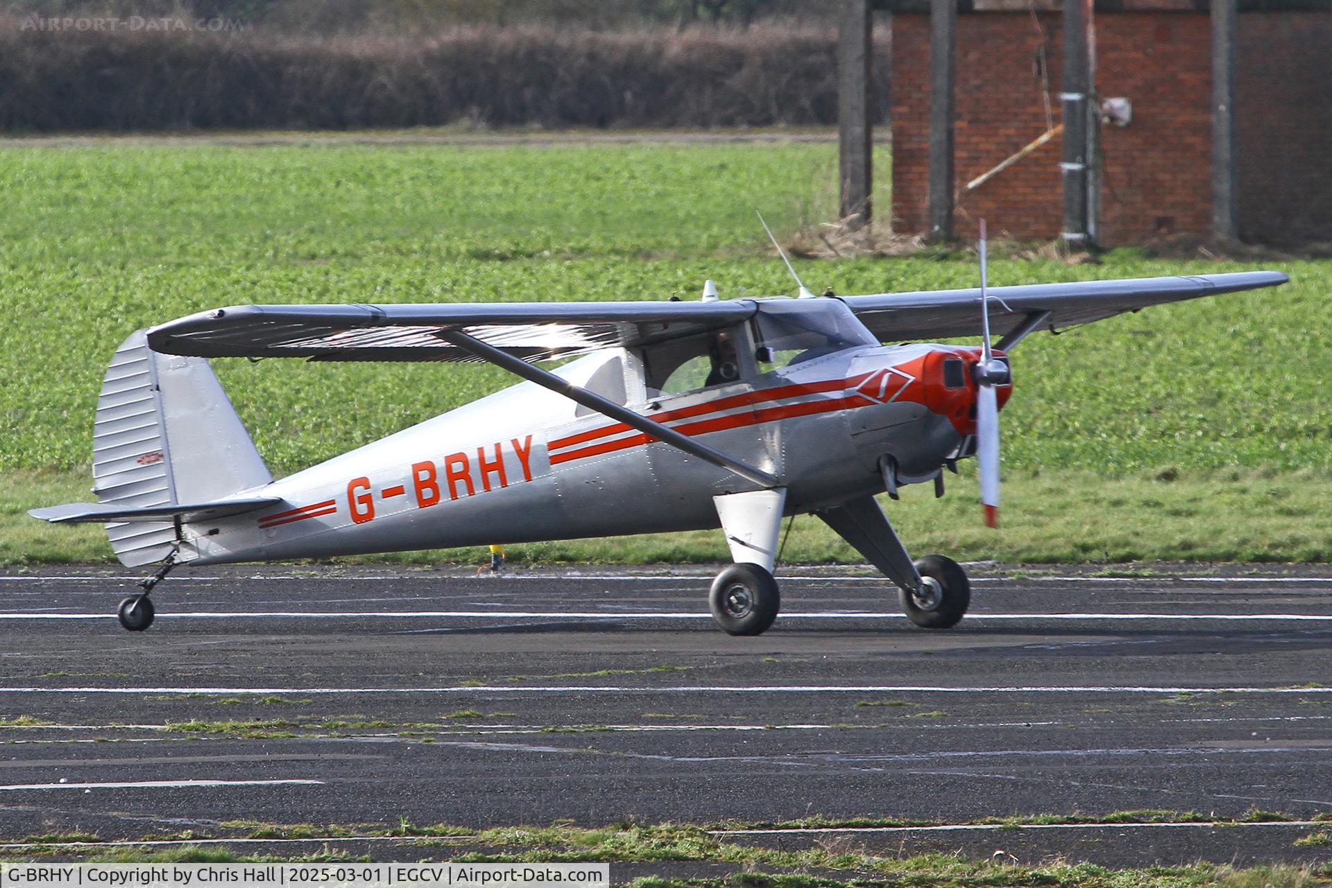 G-BRHY, 1947 Luscombe 8E Silvaire C/N 5138, Sleap 01/03/25