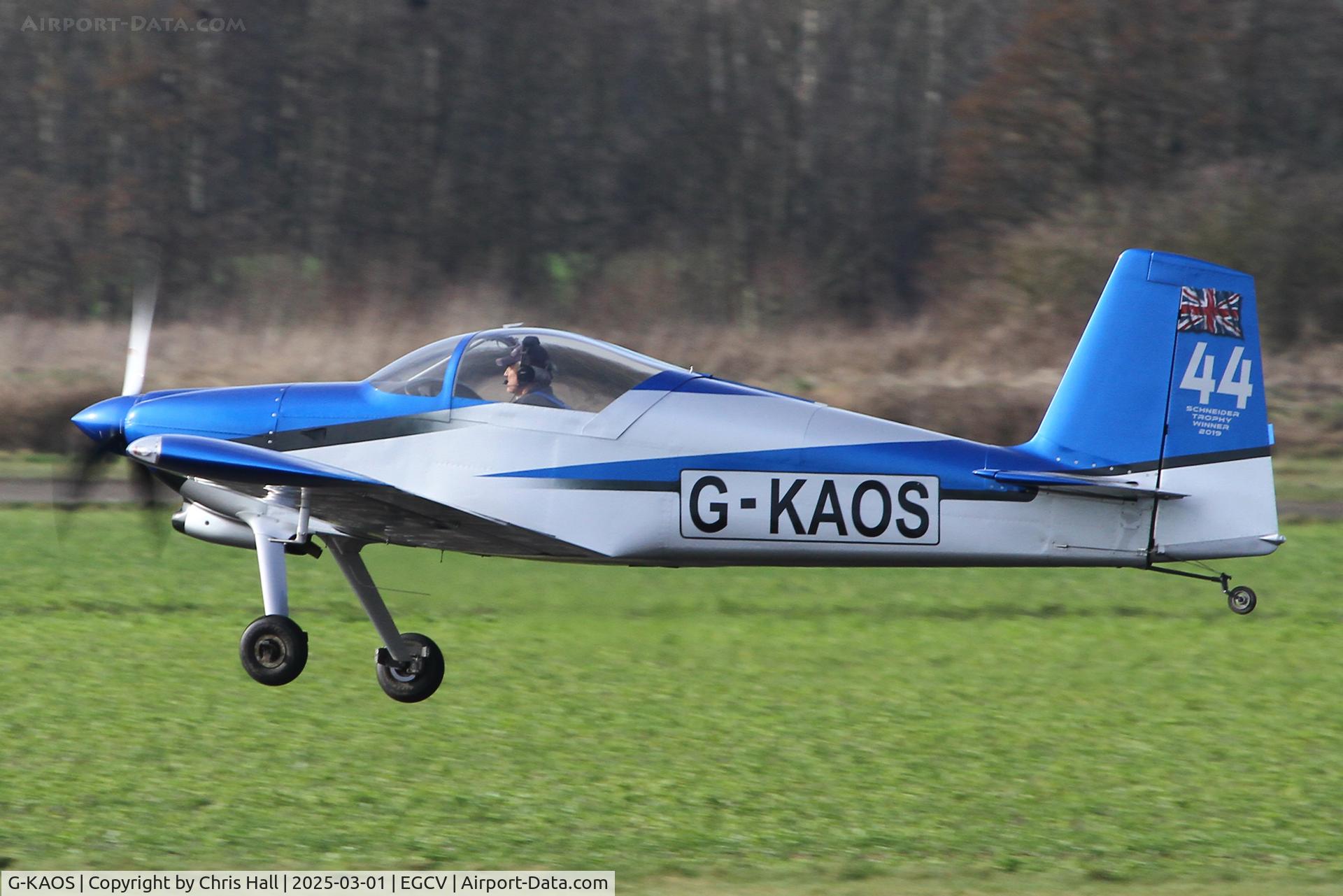 G-KAOS, 2003 Vans RV-7 C/N PFA 323-13956, Sleap 01/03/25