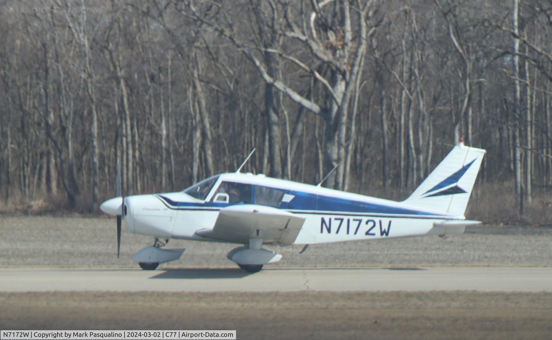 N7172W, 1963 Piper PA-28-180 Cherokee C/N 28-981, Piper PA-28-180