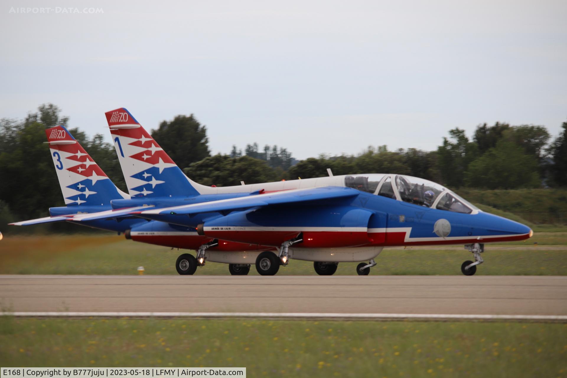 E168, Dassault-Dornier Alpha Jet E C/N E168, at Salon-de-Provence
