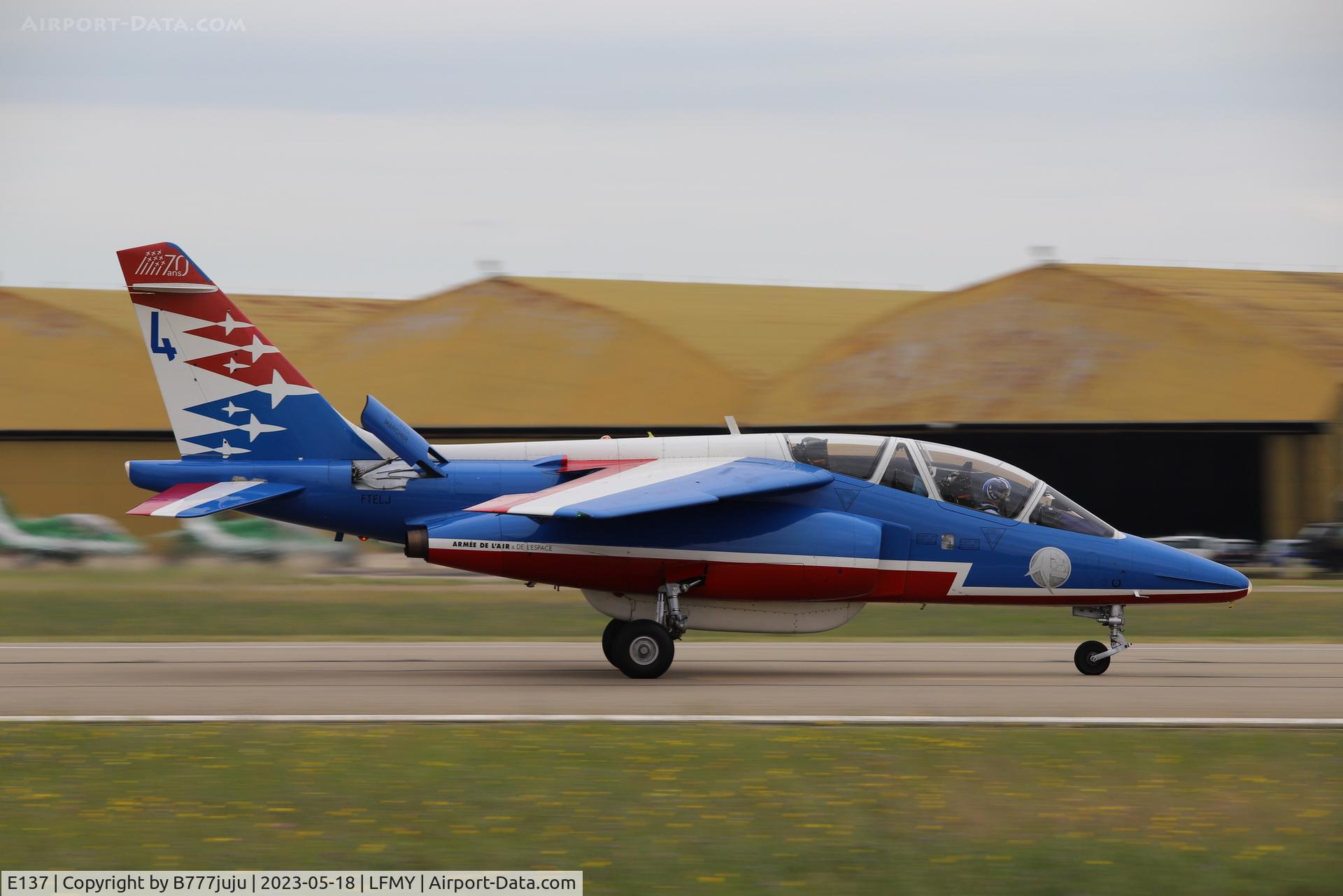 E137, Dassault-Dornier Alpha Jet E C/N E137, at Salon-de-Provence
