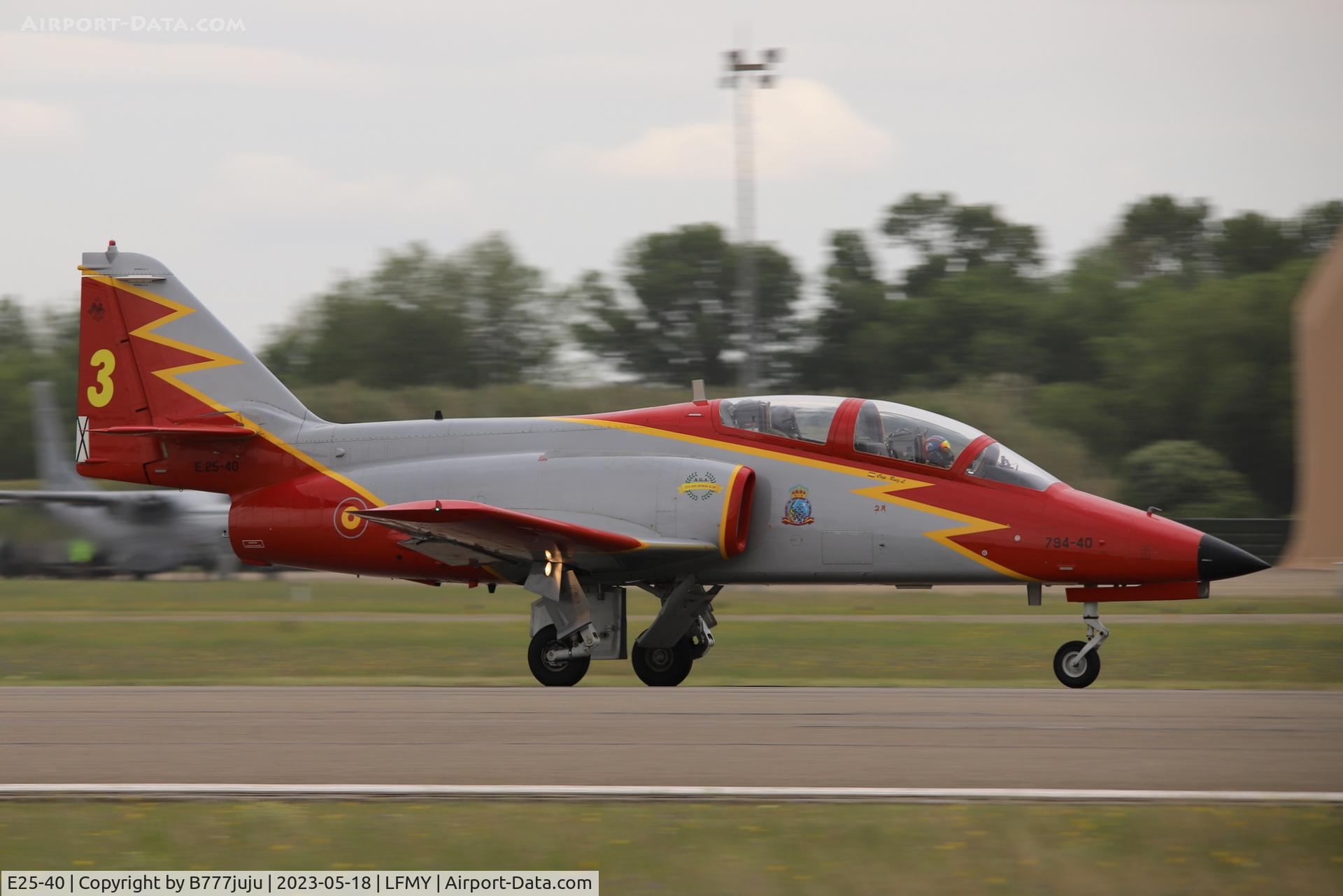 E25-40, CASA C-101EB Aviojet C/N EB01-40-041, at Salon-de-Provence