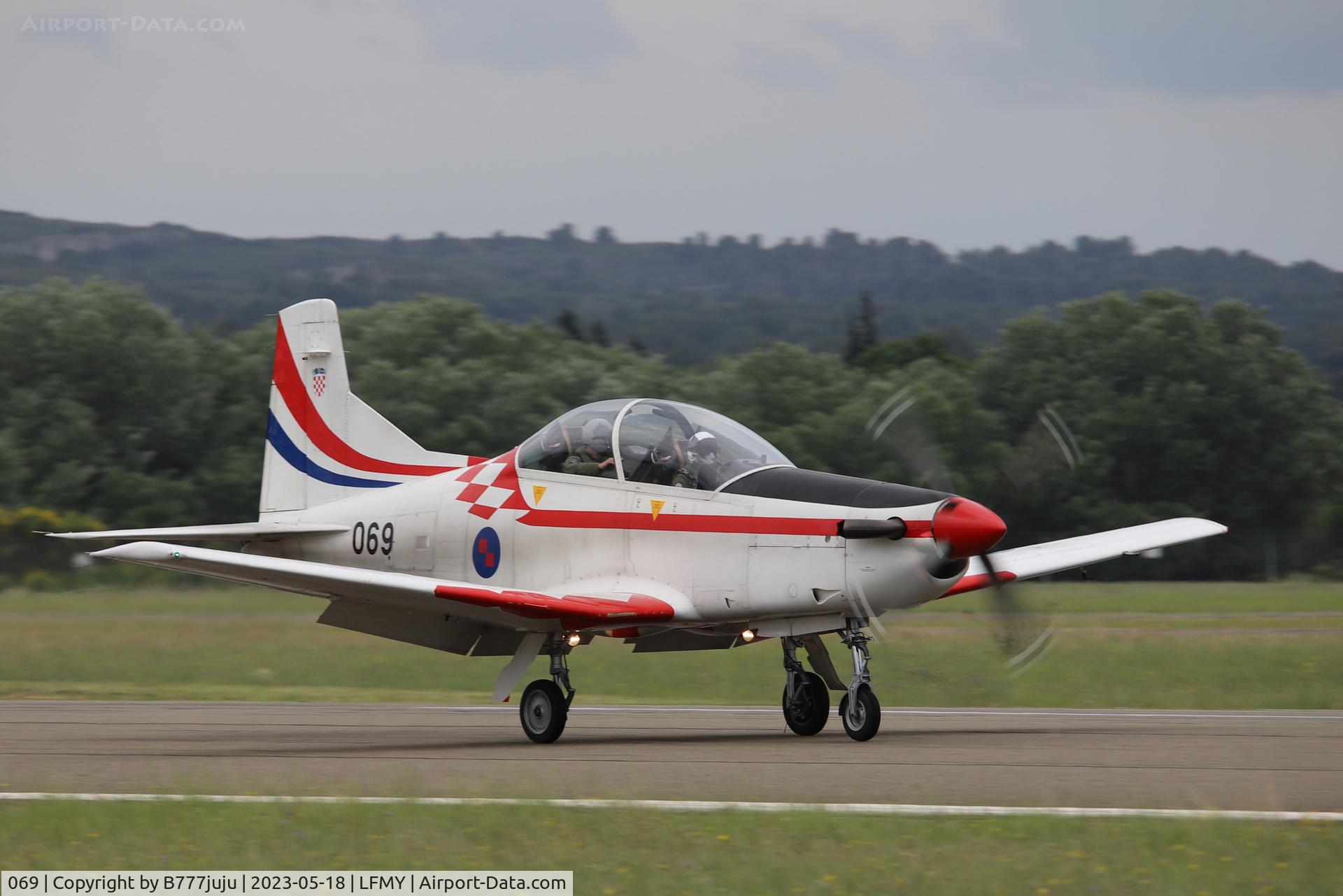 069, Pilatus PC-9M C/N 632, at Salon-de-Provence
