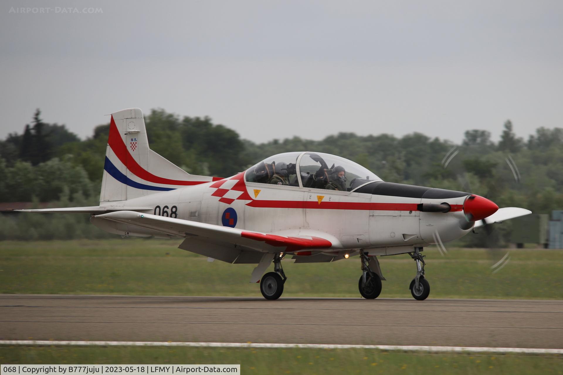 068, Pilatus PC-9M C/N 631, at Salon-de-Provence