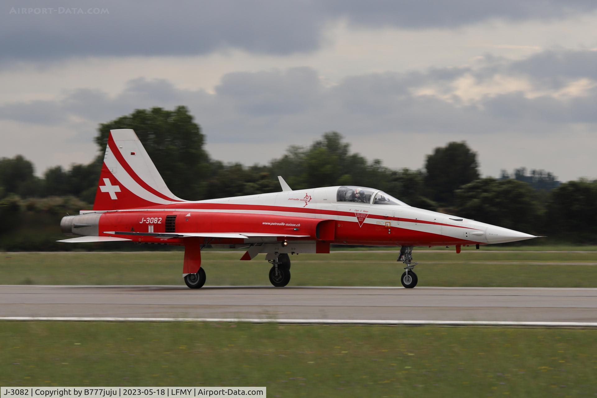 J-3082, Northrop F-5E Tiger II C/N L1082, at Salon-de-Provence
