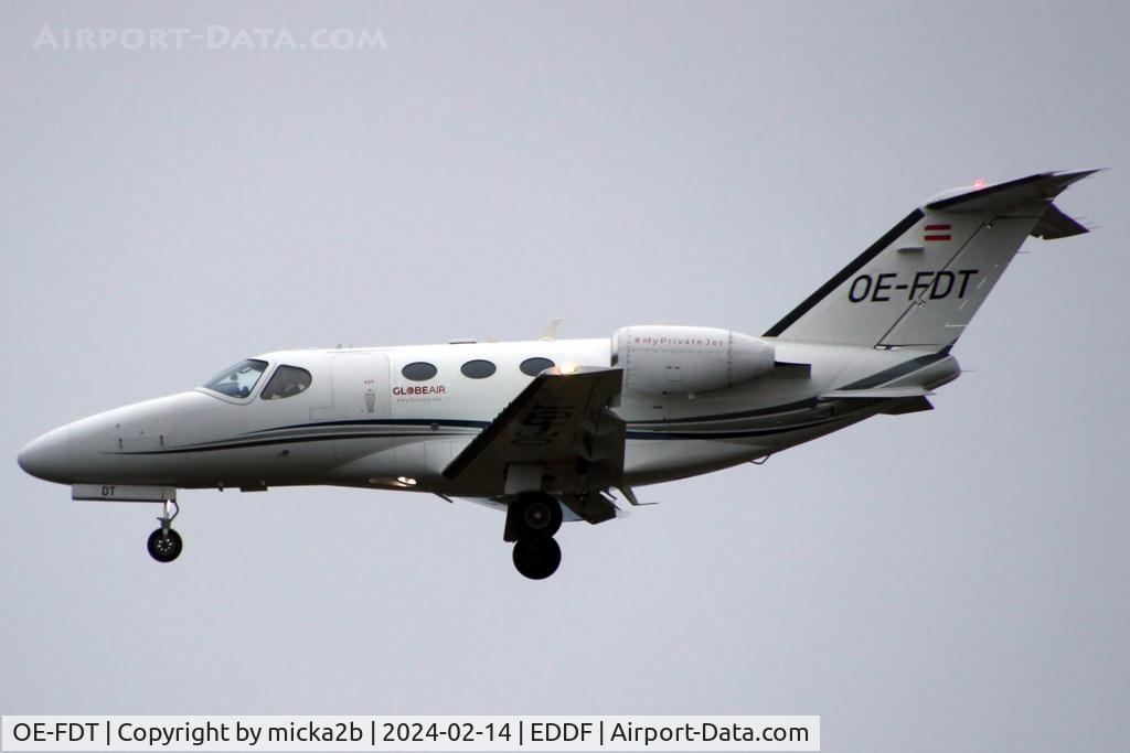 OE-FDT, 2009 Cessna 510 Citation Mustang Citation Mustang C/N 510-0156, Landing