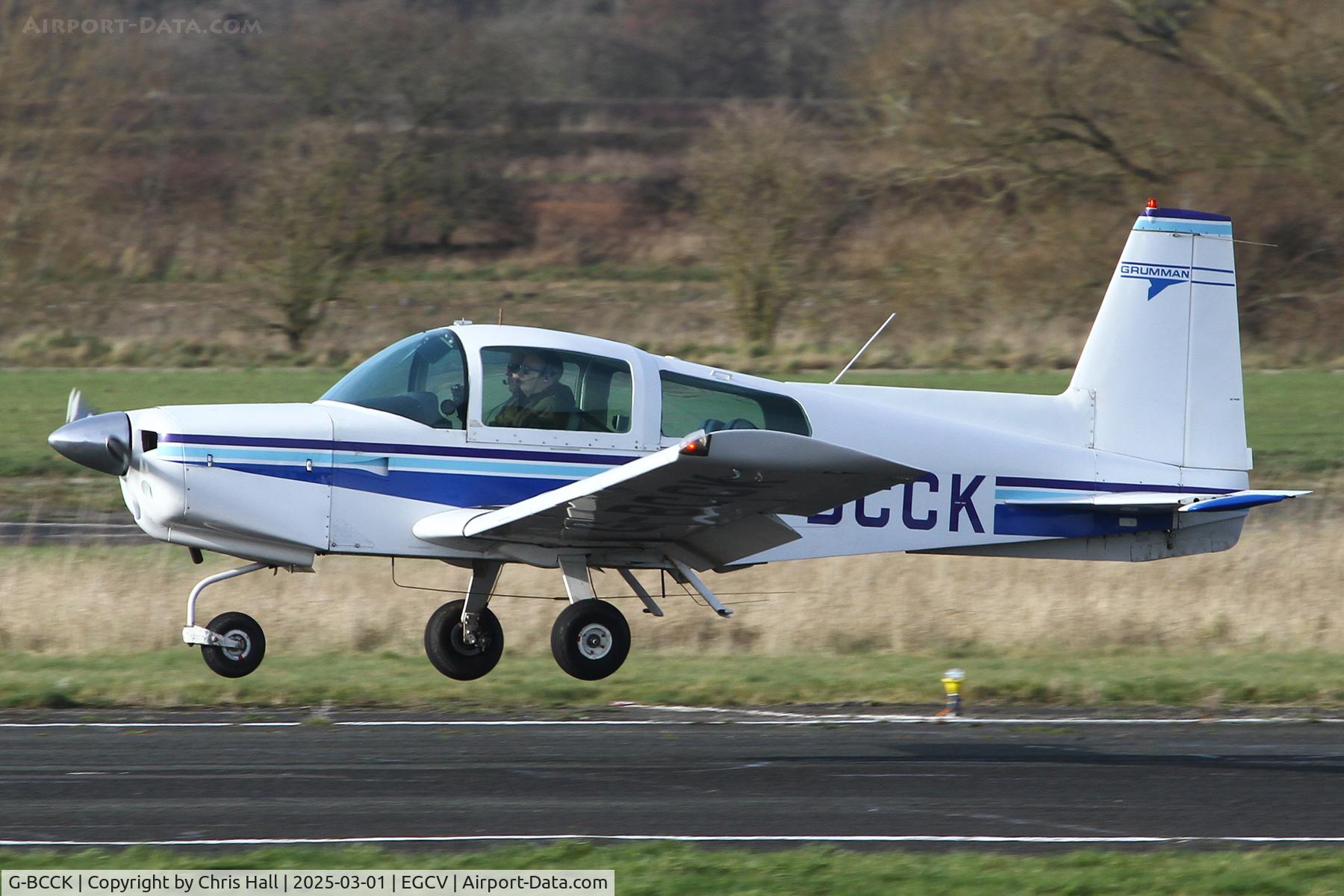 G-BCCK, 1974 Grumman American AA-5 Traveler C/N AA5-0547, Sleap 01/03/25