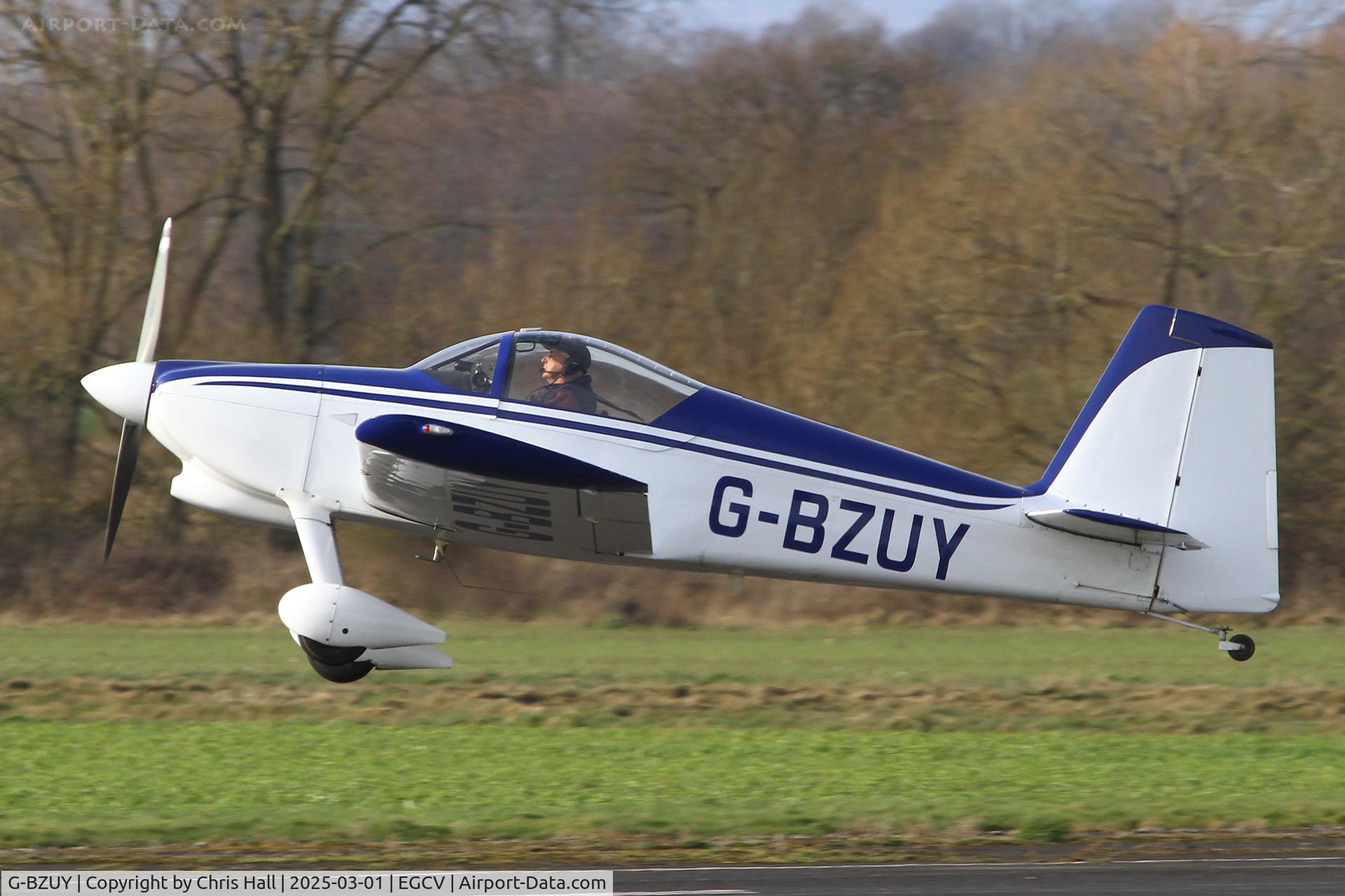 G-BZUY, 2001 Vans RV-6 C/N PFA 181A-13471, Sleap 01/03/25