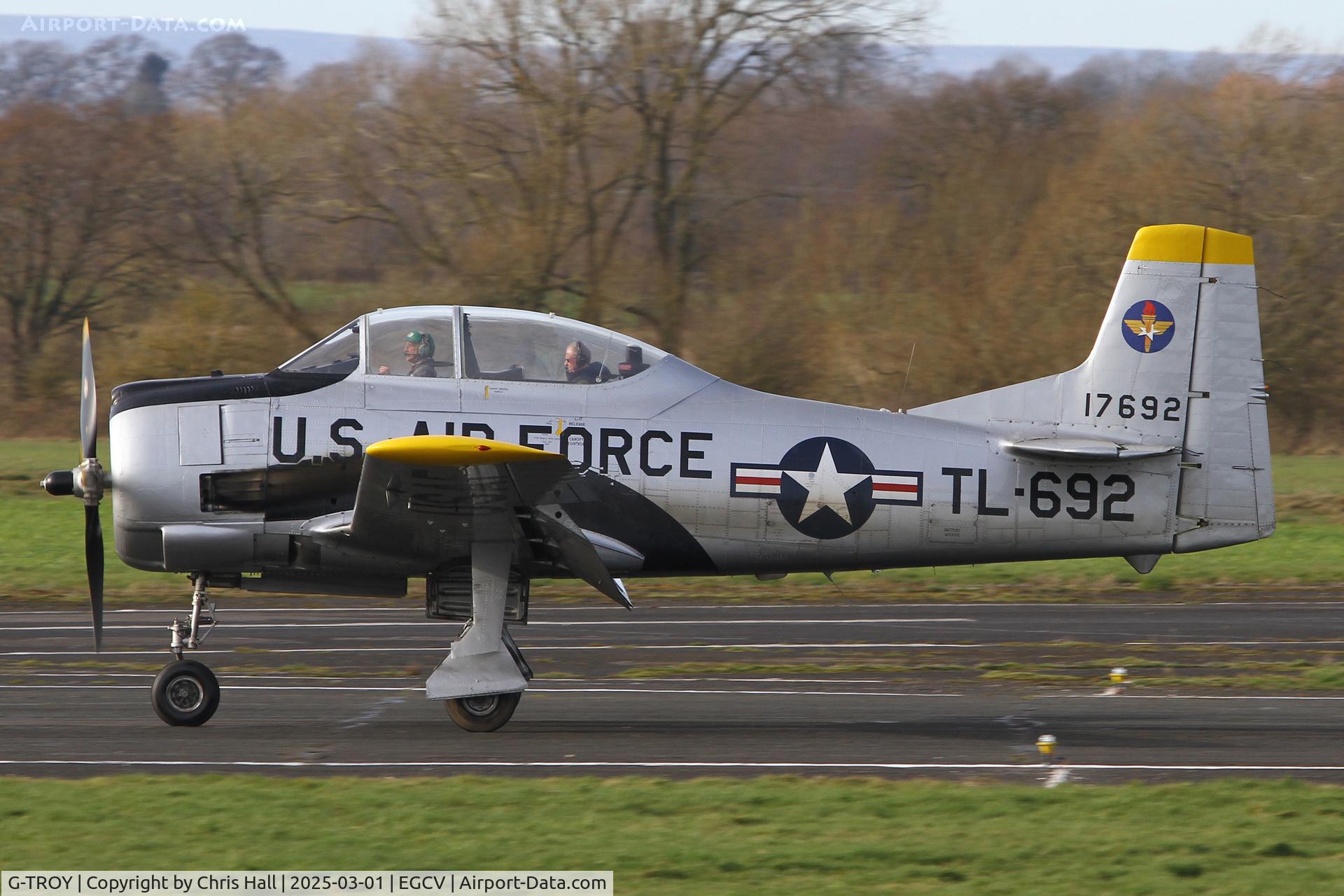 G-TROY, 1951 North American T-28A Trojan C/N 174-545, Sleap 01/03/25
